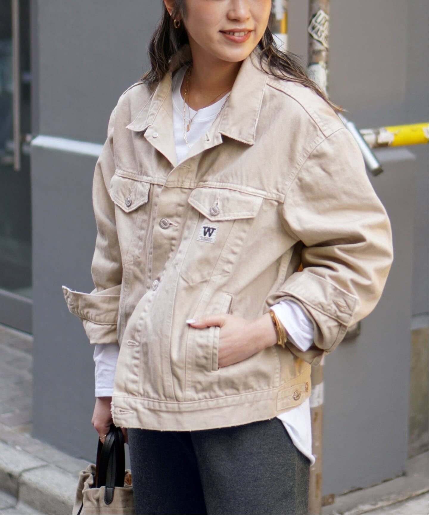 Atellier WELLS】別注カツラギオーバーダイトラッカージャケット