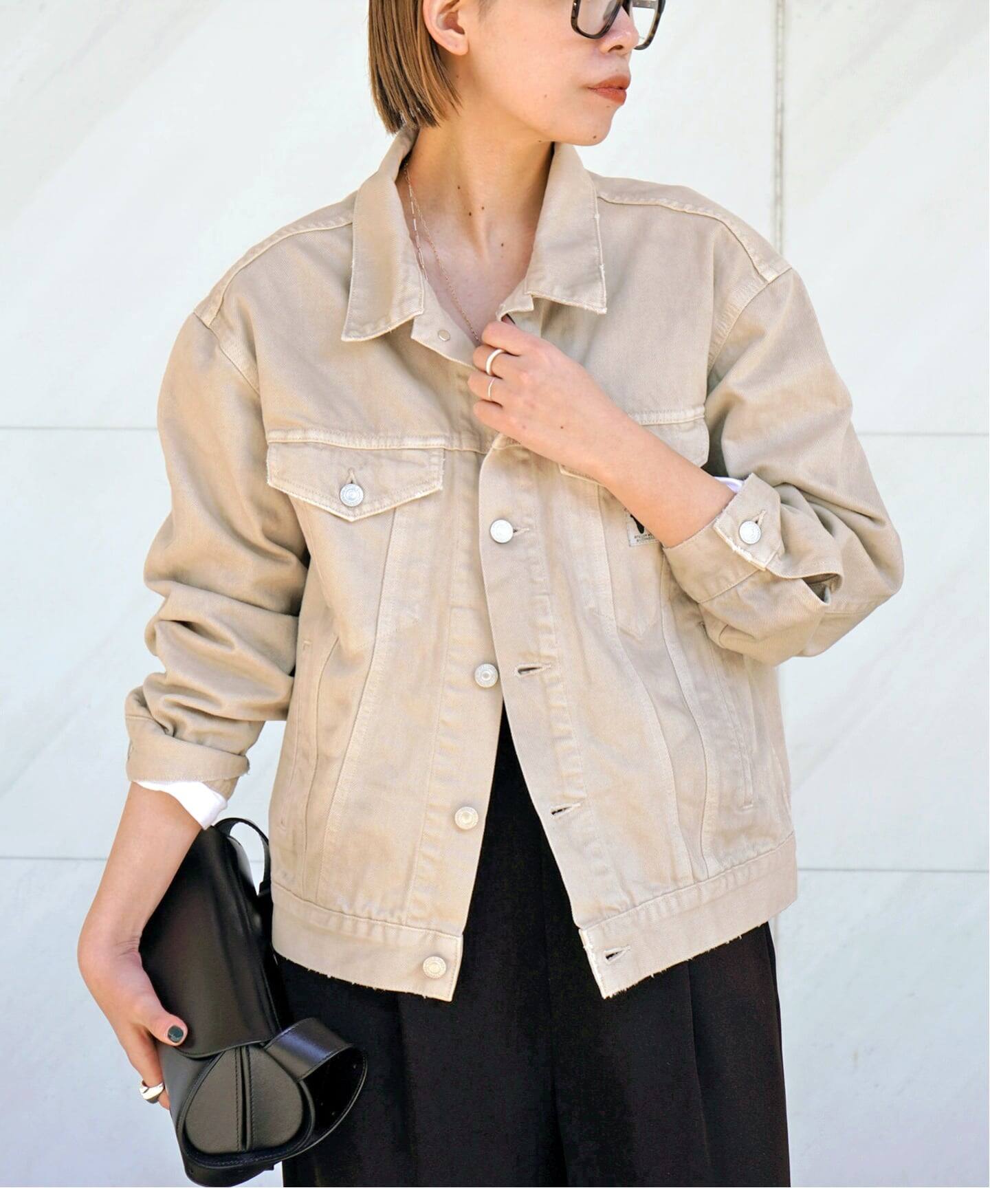 Atellier WELLS】別注カツラギオーバーダイトラッカージャケット