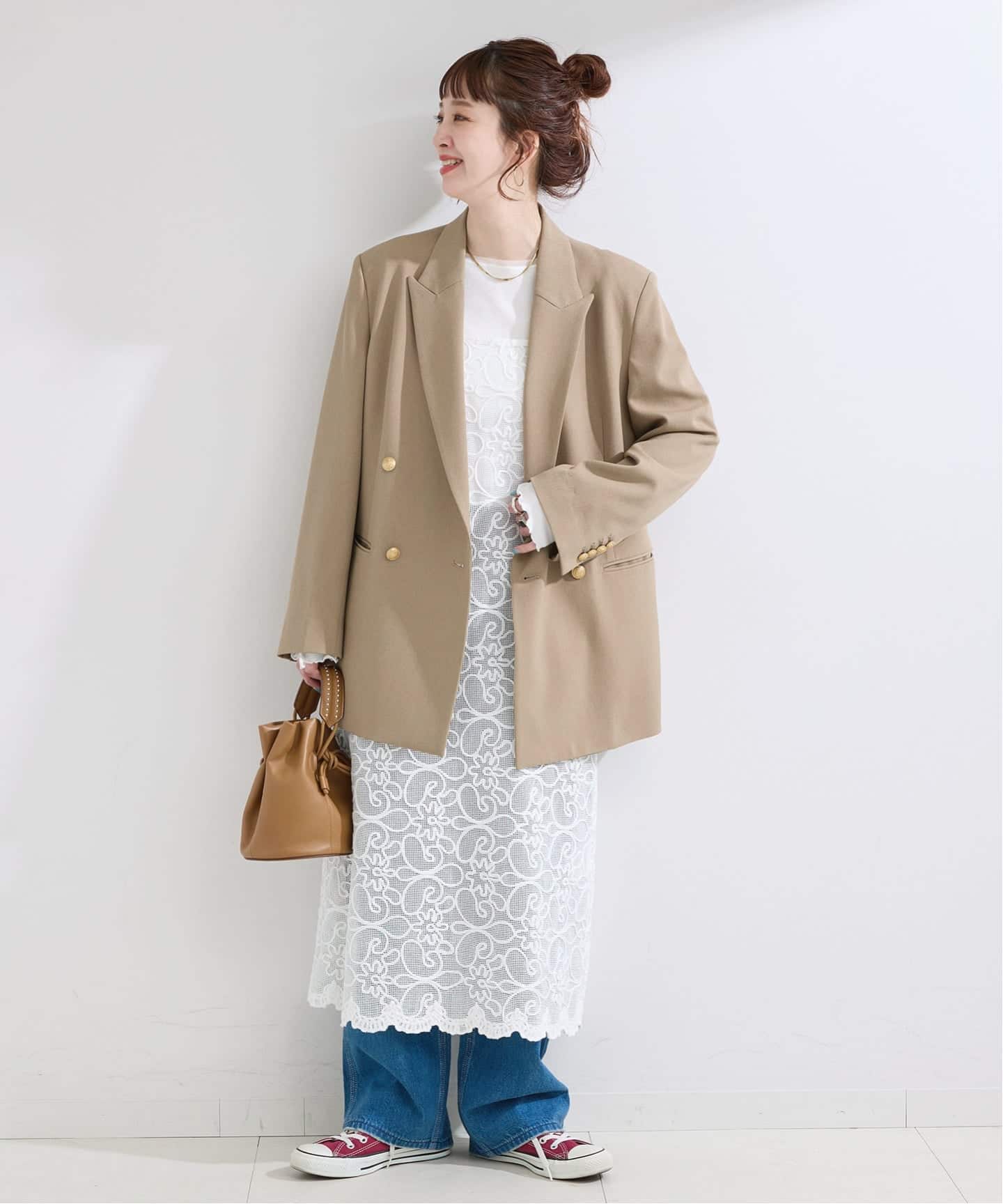 S/M展開あり》Wブレストピークド4Bジャケット2（テーラードジャケット