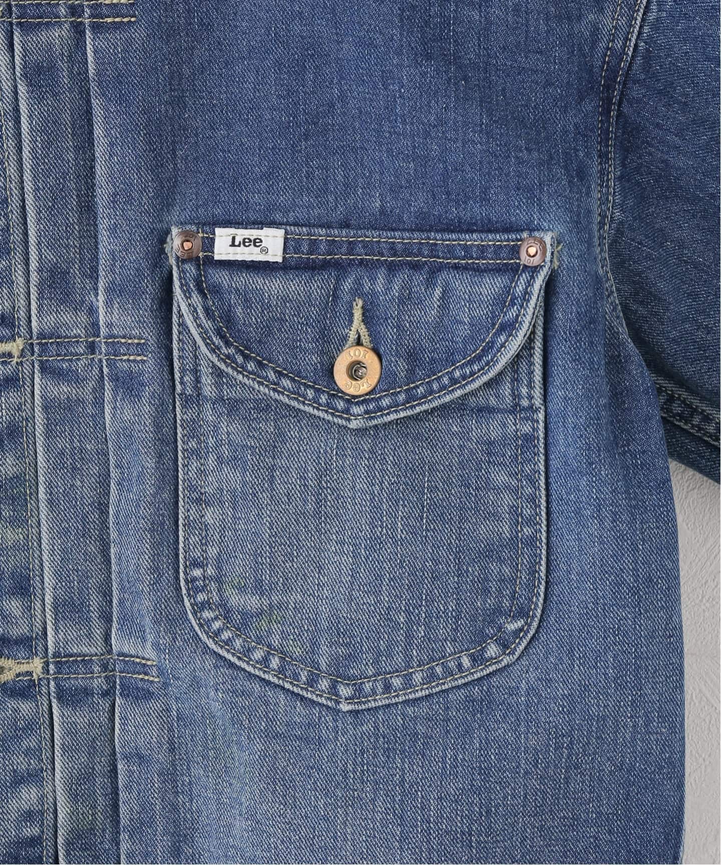 WEB＋一部店舗限定】LEE / リー LOOSEFIT COWBOY JACKET Mid USED Wash