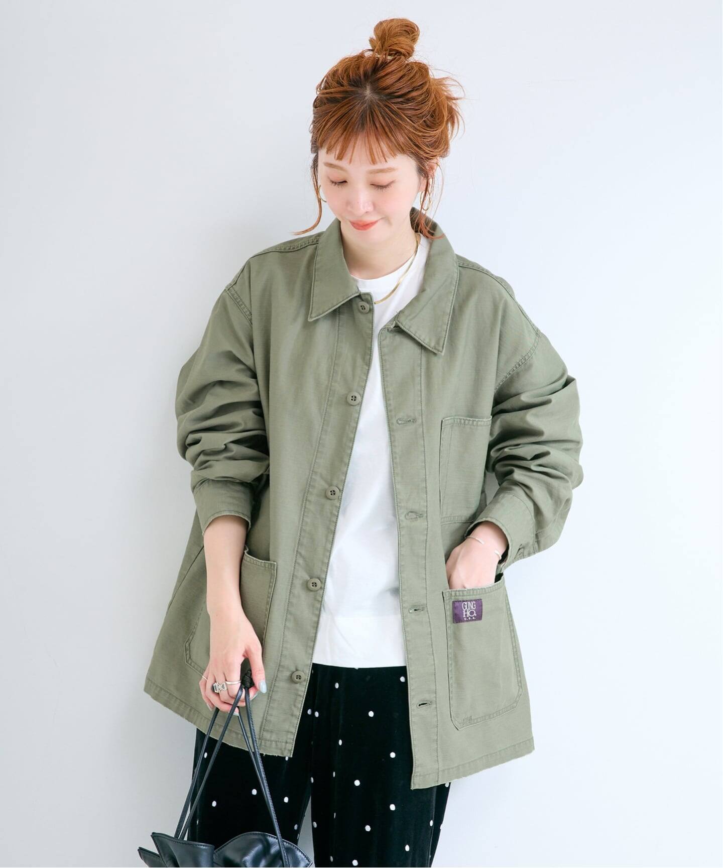 予約》ウォッシャブル / GUNG HO / ガン ホー BACK SATIN FATIGUE