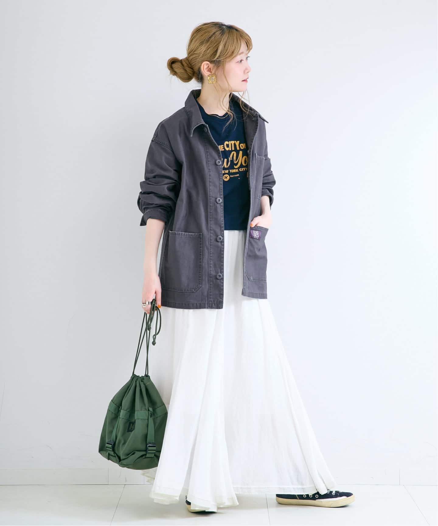 新品未使用Gung Ho Fatigue Jacket　最終値引き 予約》ウォッシャブル / GUNG HO / ガン ホー BACK SATIN FATIGUE