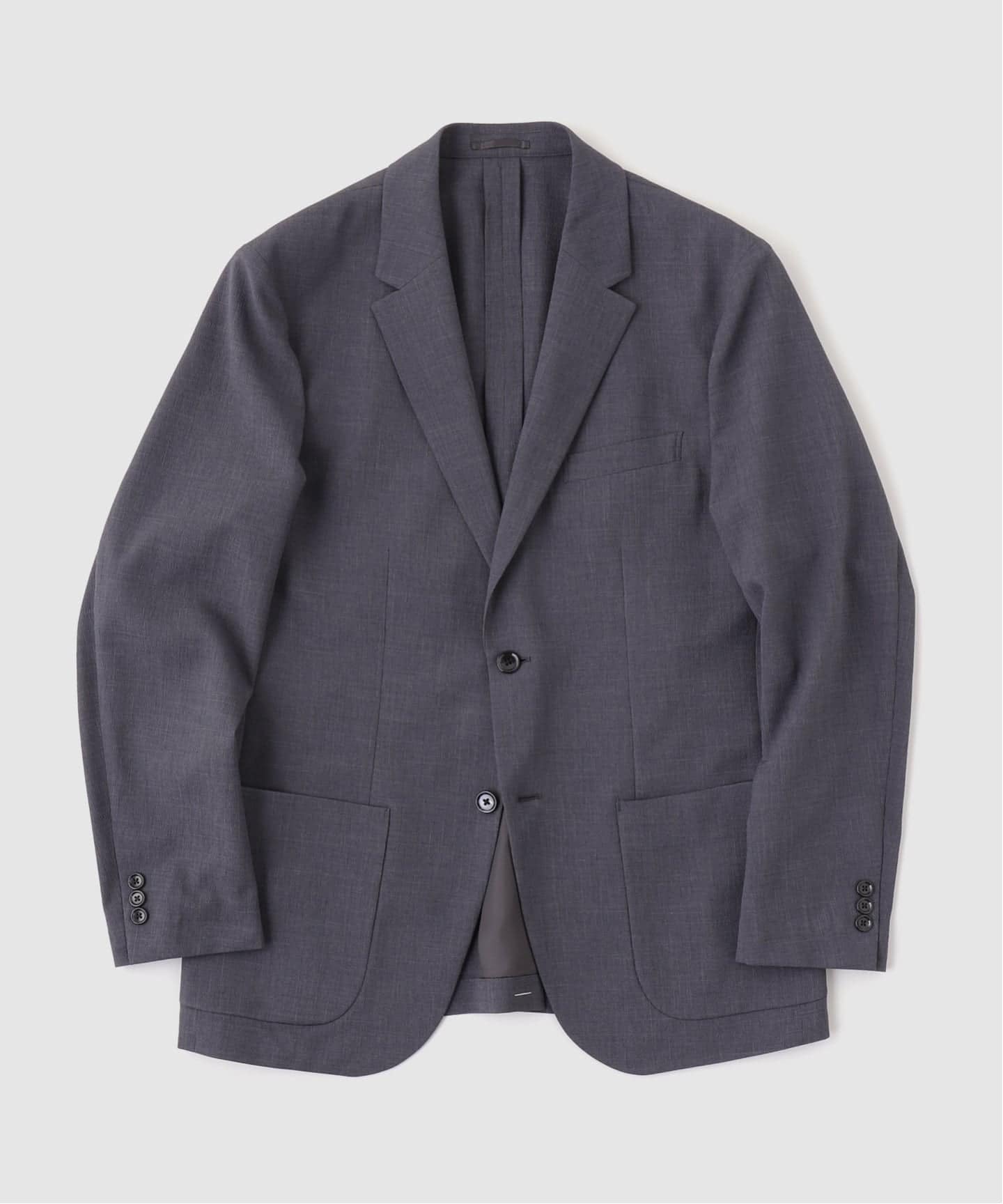 【グレー】LINEN LIKE 2B ジャケット LINEN LIKE 2B ジャケット（テーラードジャケット）｜B.C STOCK（ベー