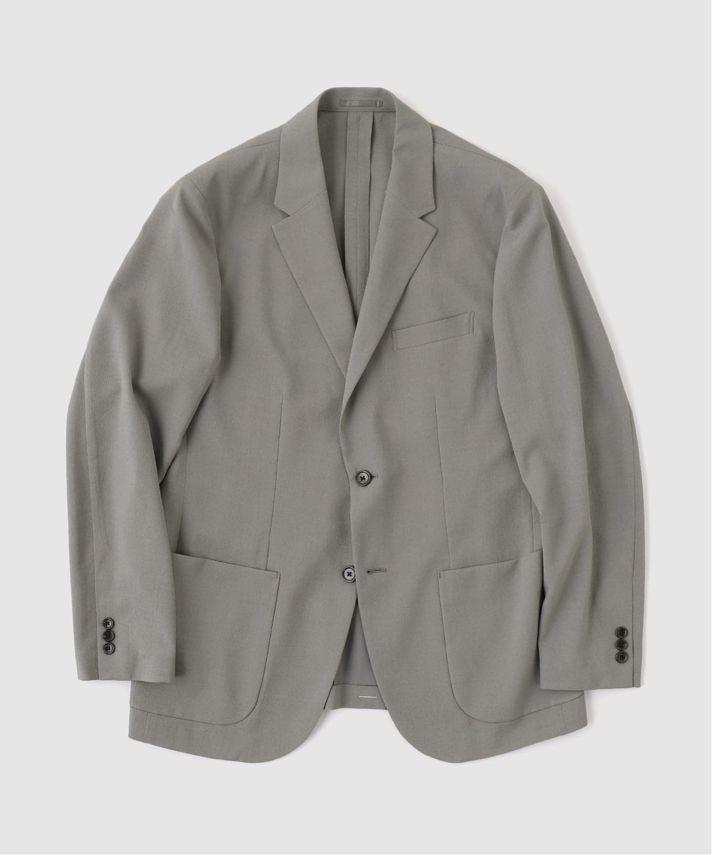 【グレー】LINEN LIKE 2B ジャケット LINEN LIKE 2B ジャケット（テーラードジャケット）｜B.C STOCK（ベー