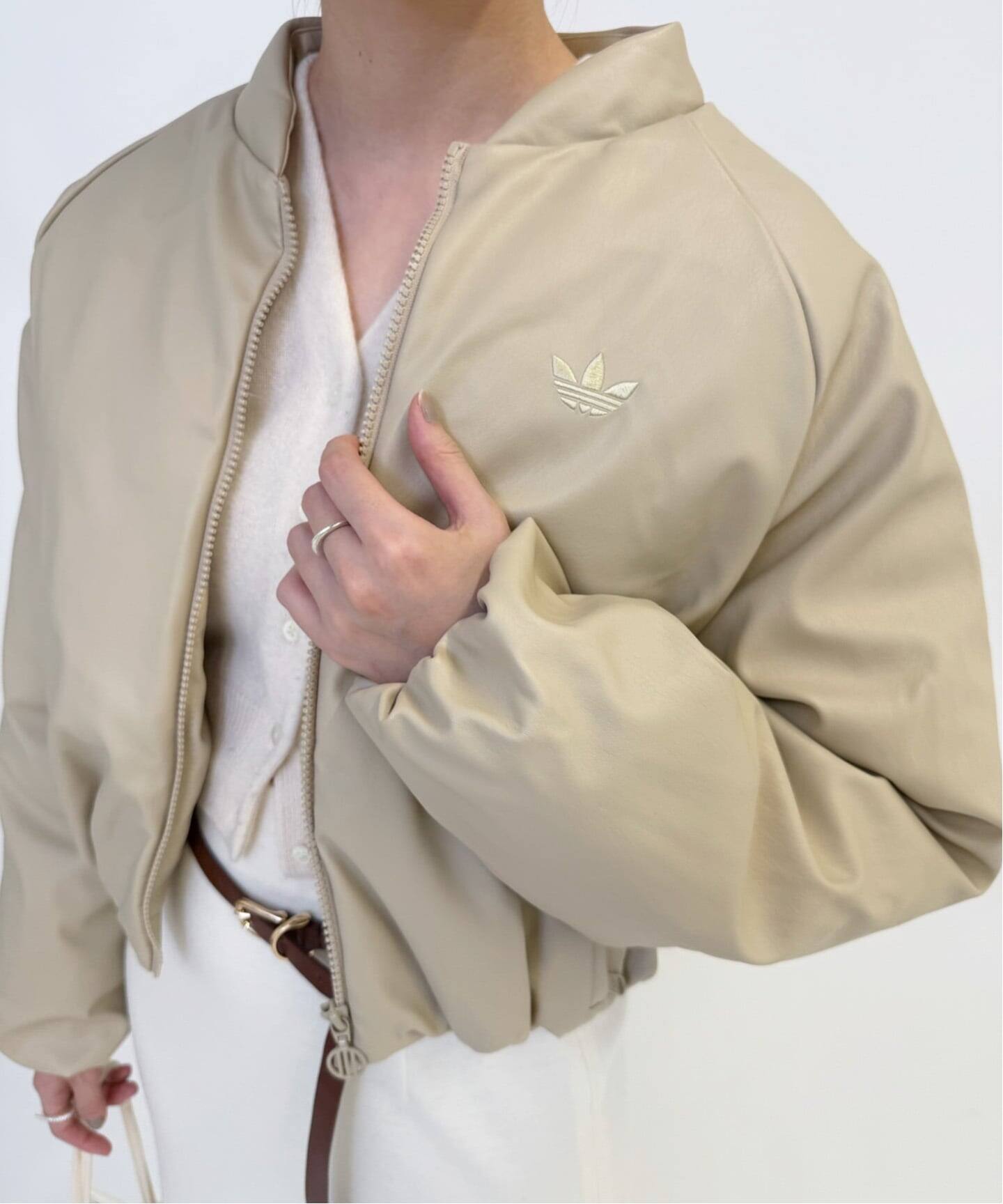 adidas/アディダス】PLEATHER BOMBER（その他ジャケット・スーツ