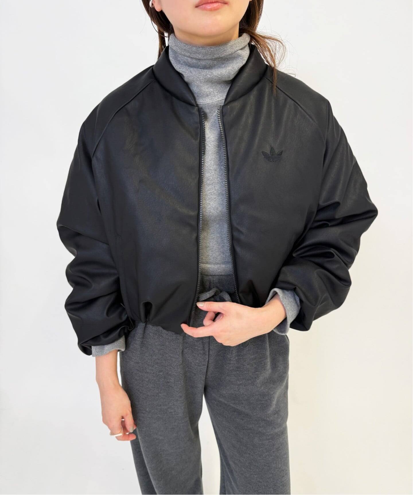 adidas/アディダス】PLEATHER BOMBER（その他ブルゾン／アウター 