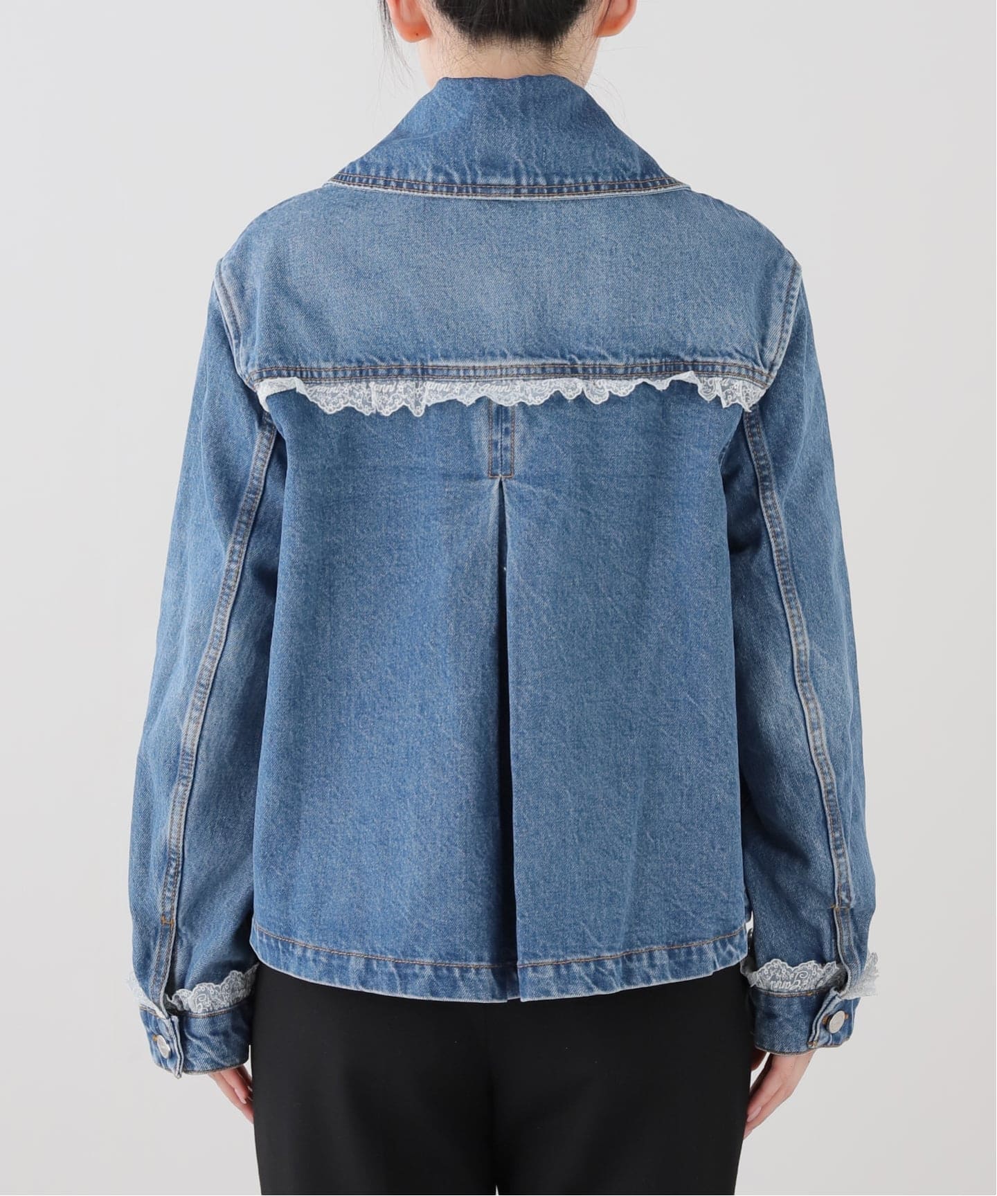 GANNI/ガニー】Rigid Denim Lace Jacket（その他ジャケット・スーツ