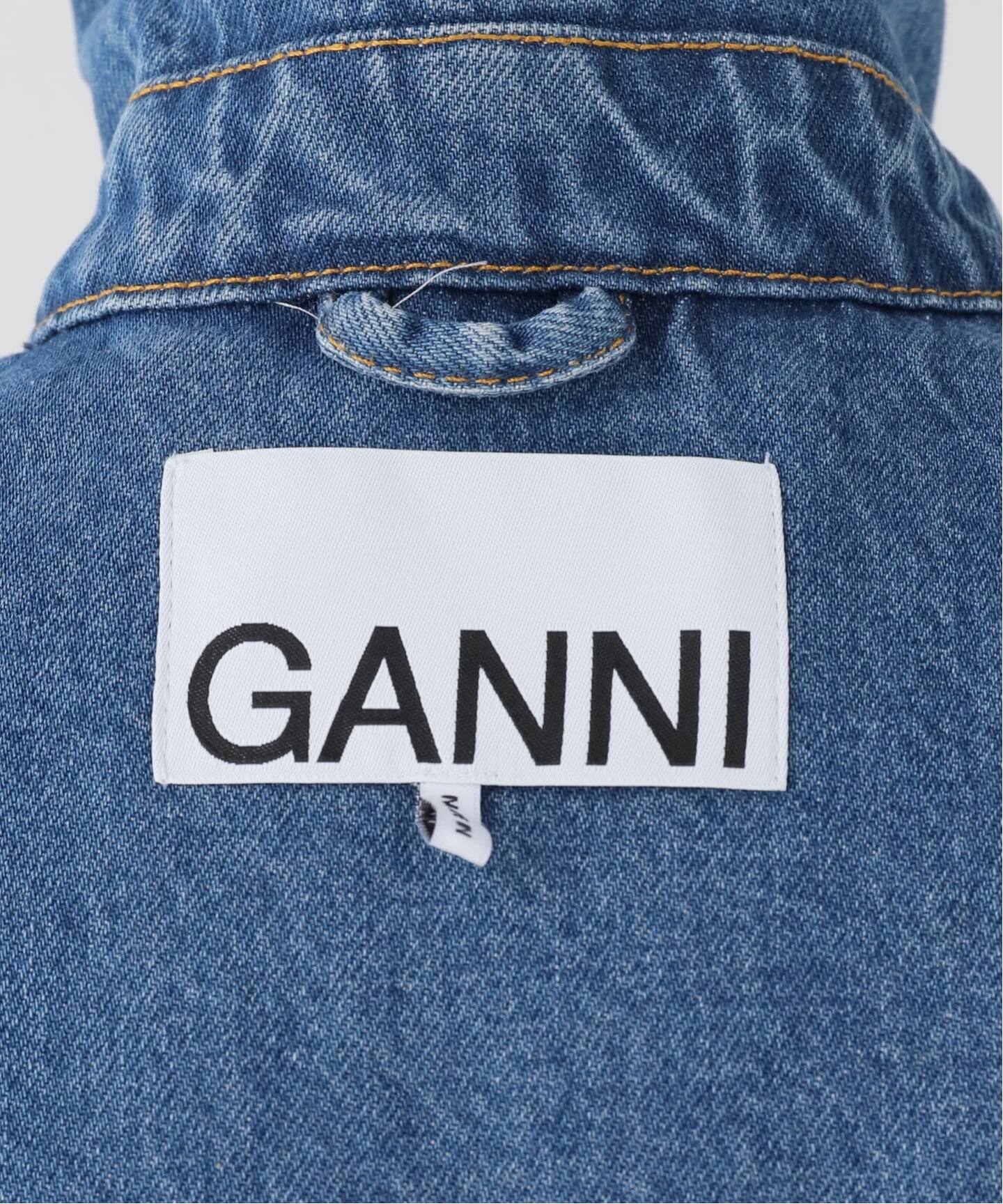 GANNI/ガニー】Rigid Denim Lace Jacket（その他ジャケット・スーツ