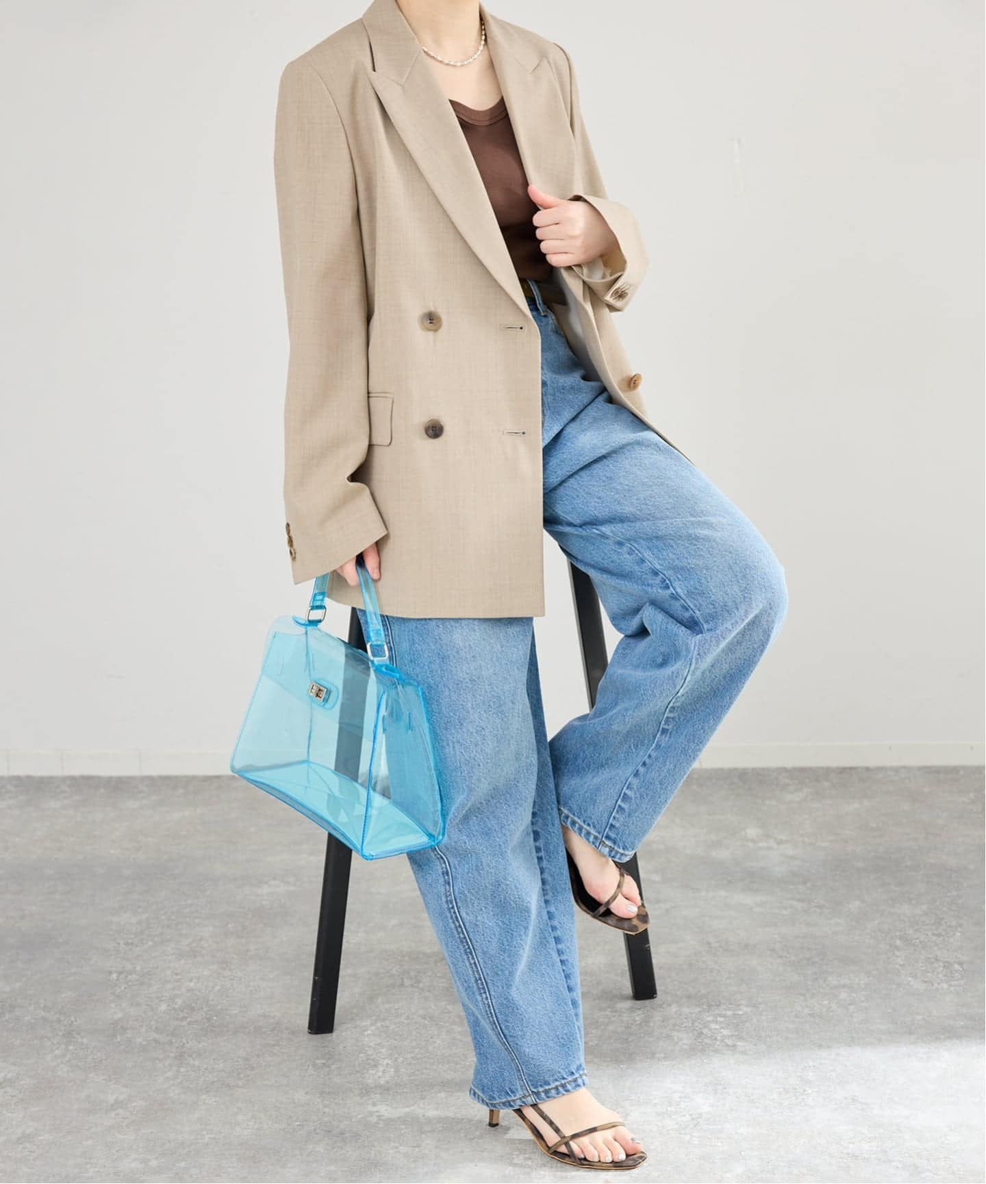 ツイルダブルブレストジャケット（テーラードジャケット）｜IENA