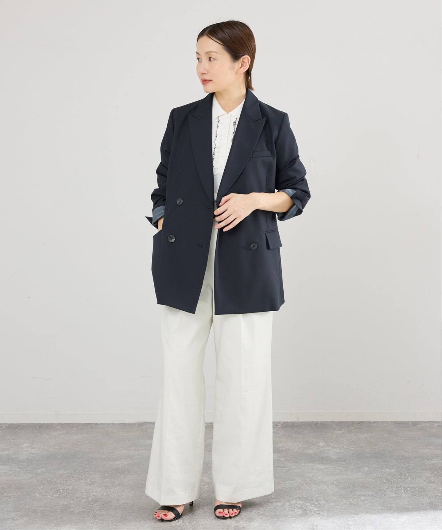 ツイルダブルブレストジャケット（テーラードジャケット）｜IENA