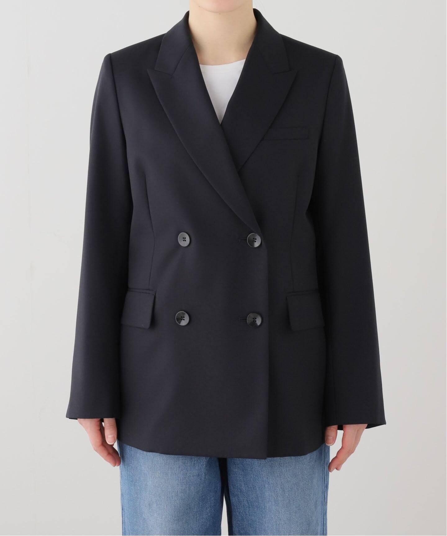 ツイルダブルブレストジャケット（テーラードジャケット）｜IENA