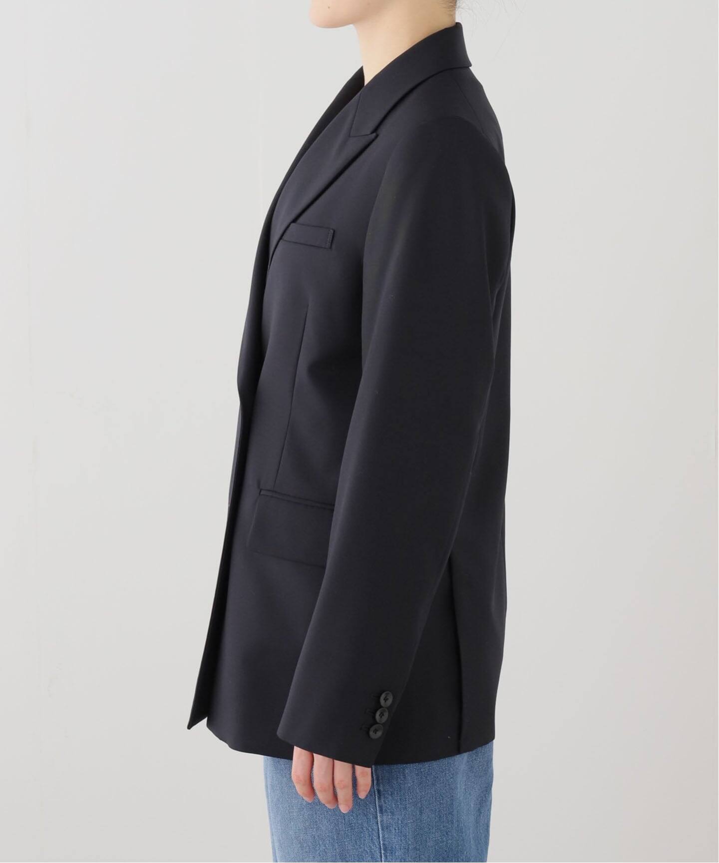 ツイルダブルブレストジャケット（テーラードジャケット）｜IENA