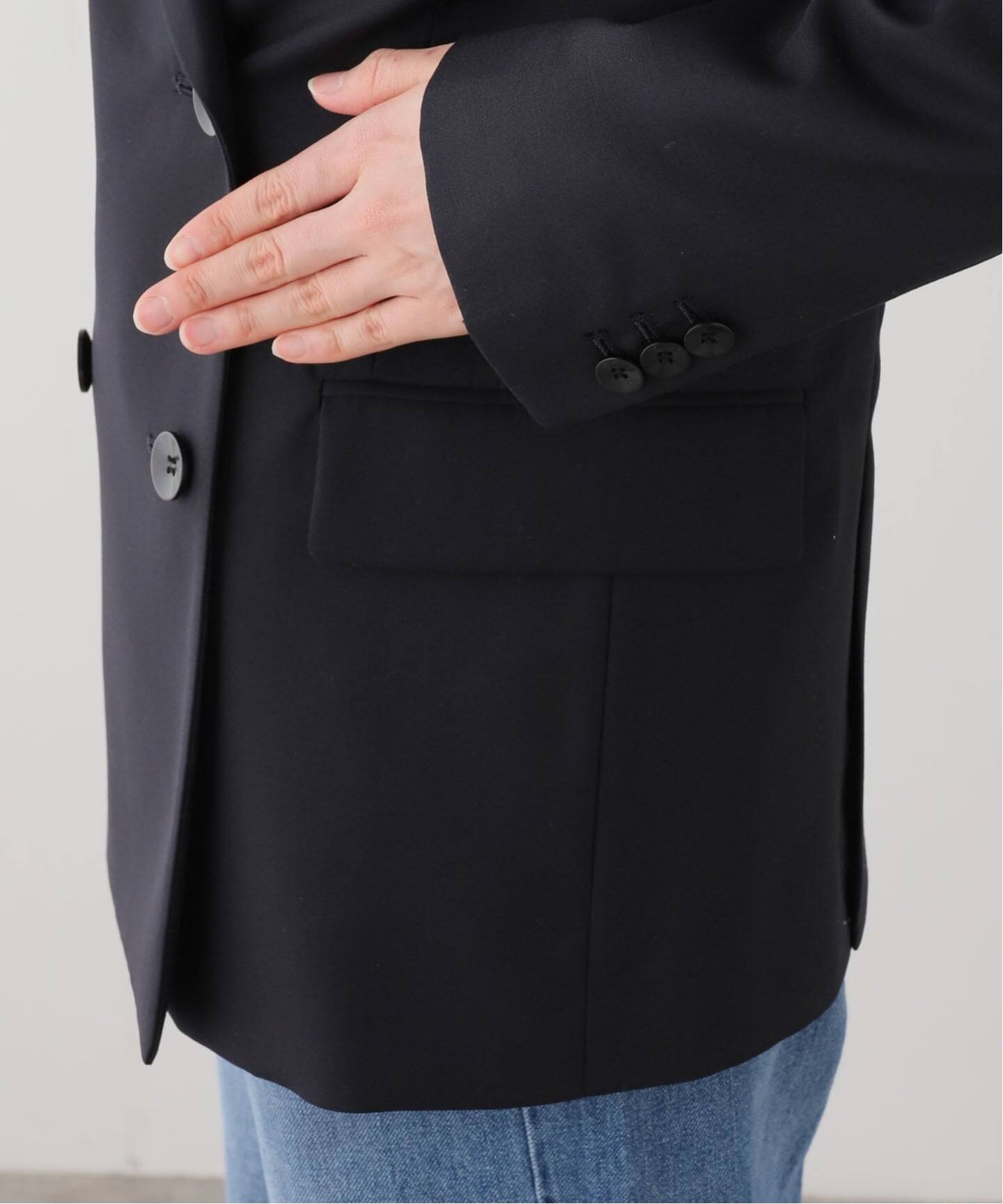 ツイルダブルブレストジャケット（テーラードジャケット）｜IENA