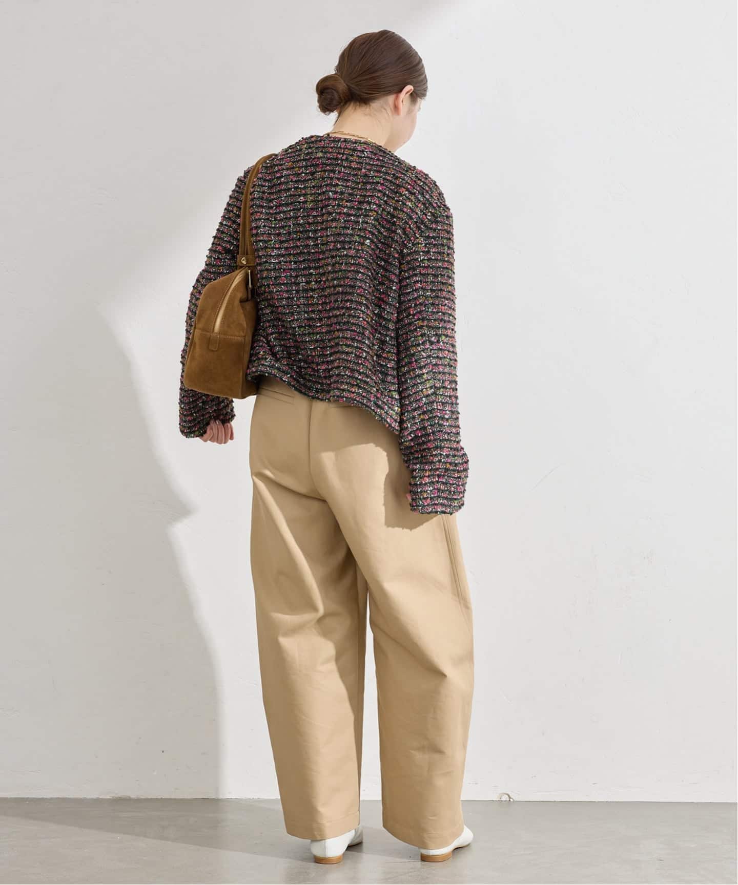 ファンシーツイードジャケット（ノーカラージャケット）｜IENA（イエナ