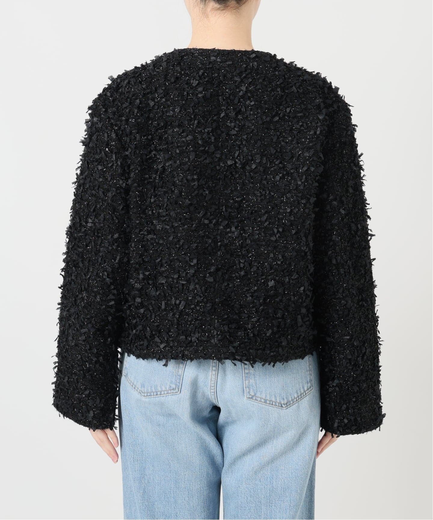 ファンシーツイードジャケット（ノーカラージャケット）｜IENA（イエナ