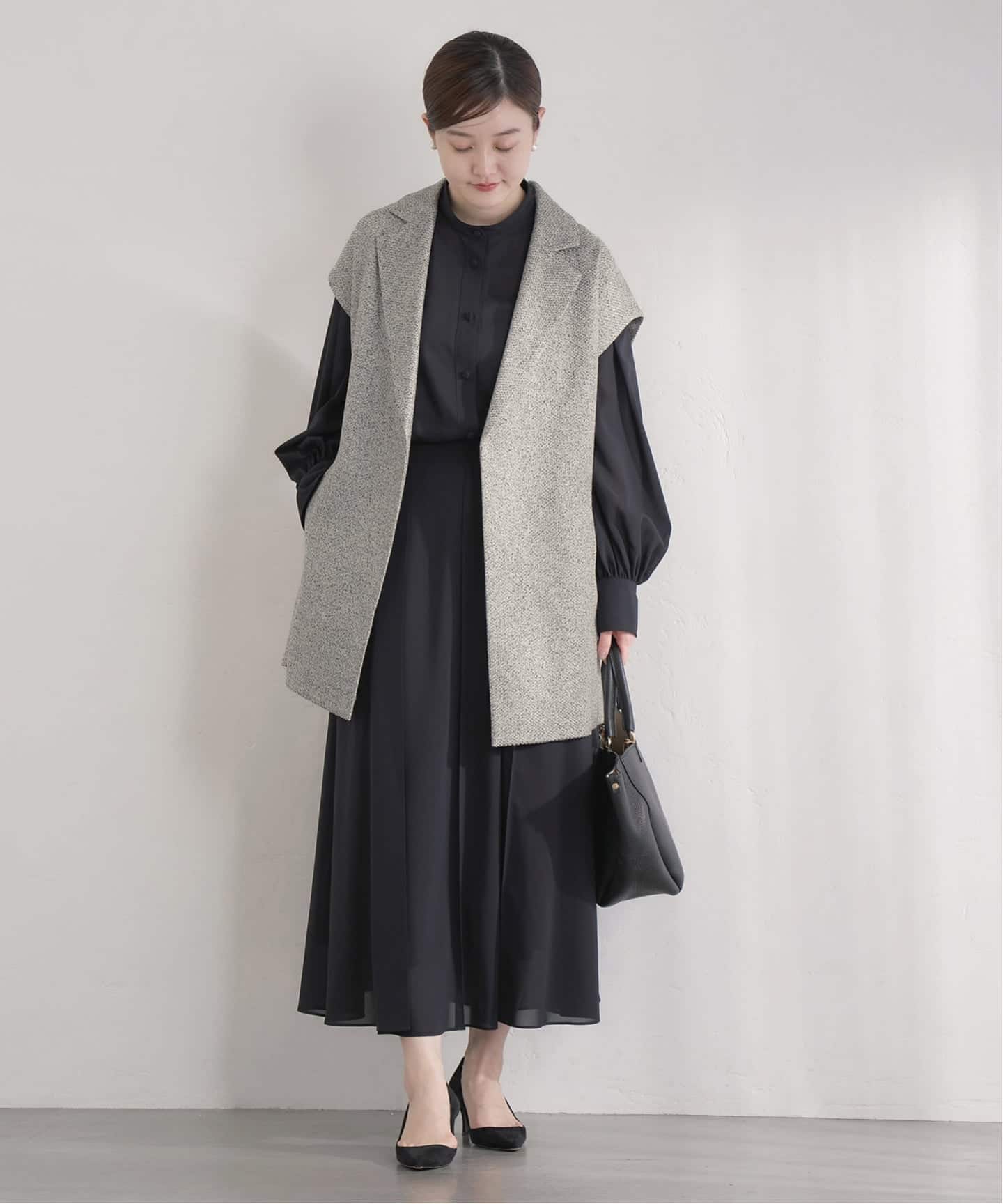 &NAVY ツイーディーサッシュジレ（ジレ）｜IENA（イエナ）の通販