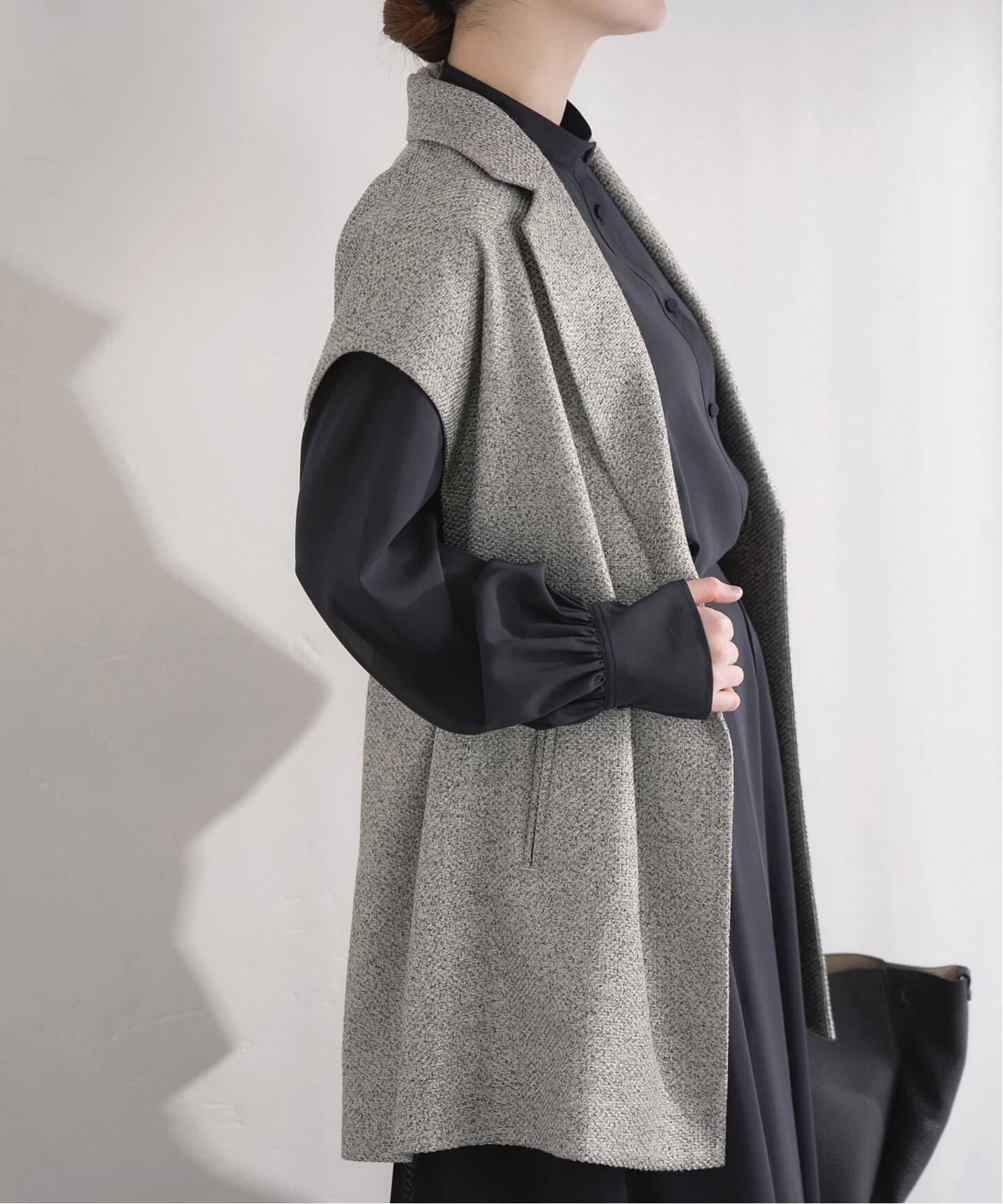 &NAVY ツイーディーサッシュジレ（ジレ）｜IENA（イエナ）の通販