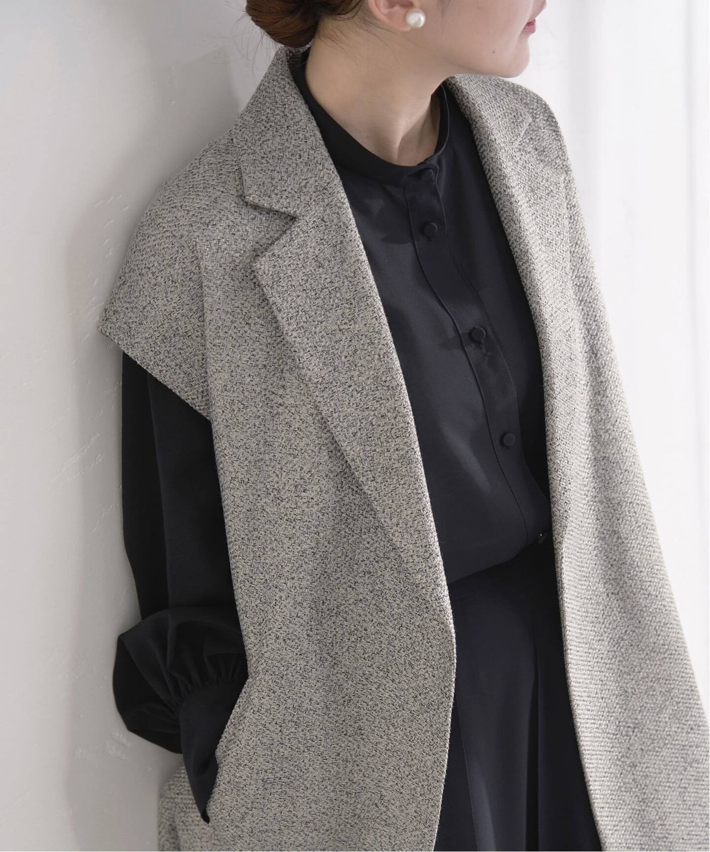 &NAVY ツイーディーサッシュジレ（ジレ）｜IENA（イエナ）の通販