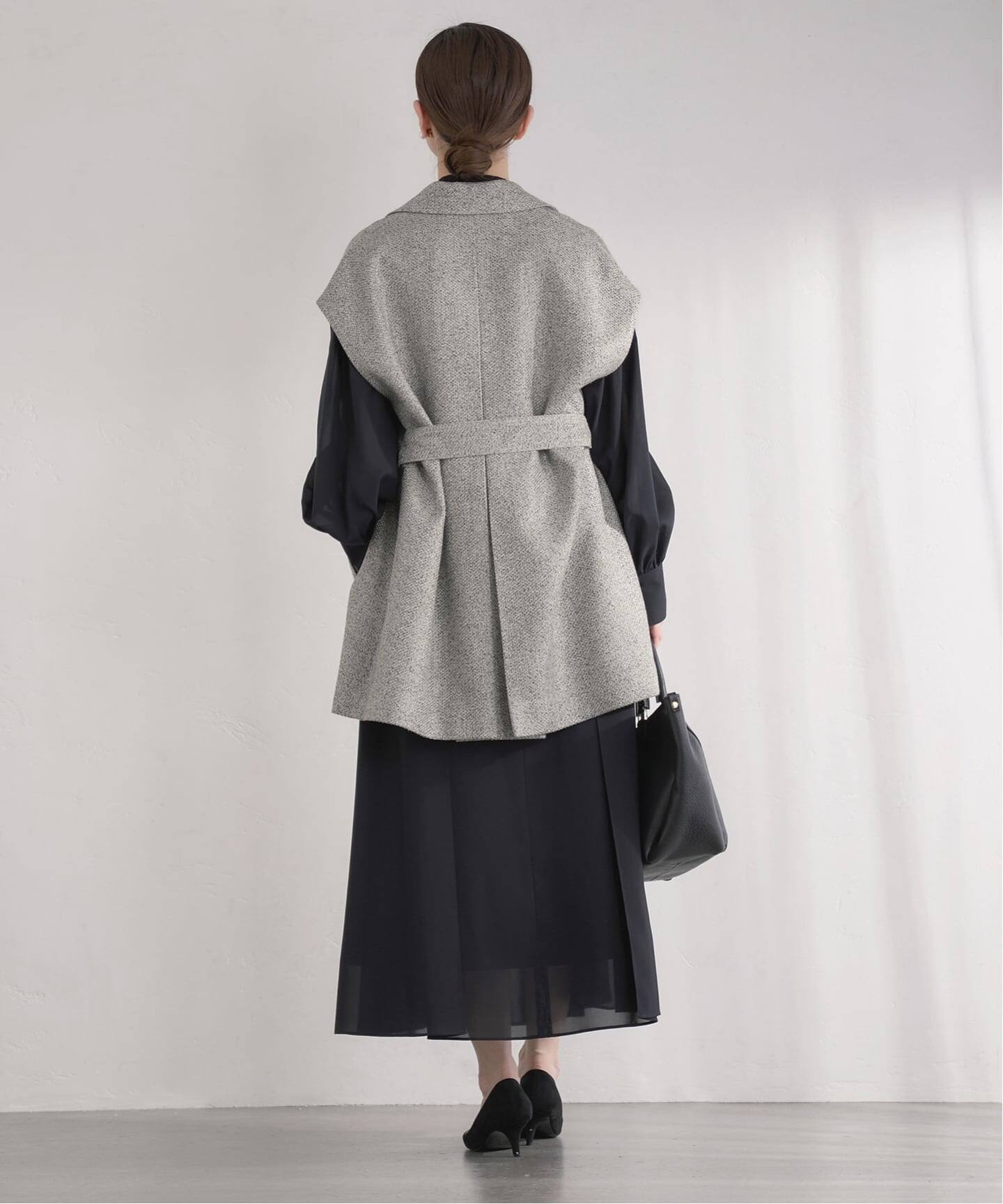 イエナ TISSAVELカーリージレ  レディース グレー 【中古】【新入荷】‡ IENA - イエナ TISSAVELカーリージレ レディース グレー 【中古】【新