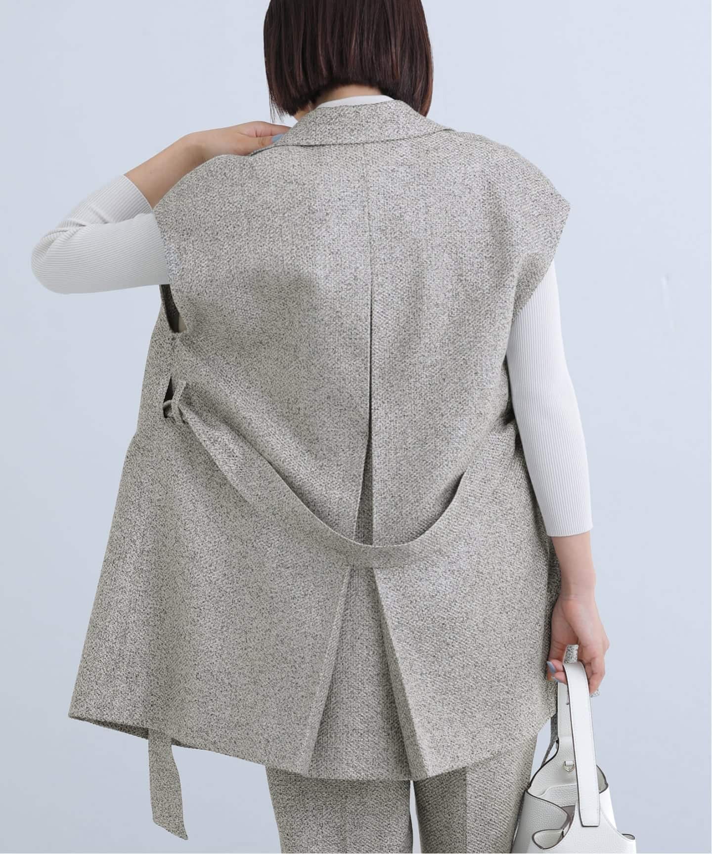 &NAVY ツイーディーサッシュジレ（ジレ）｜IENA（イエナ）の通販