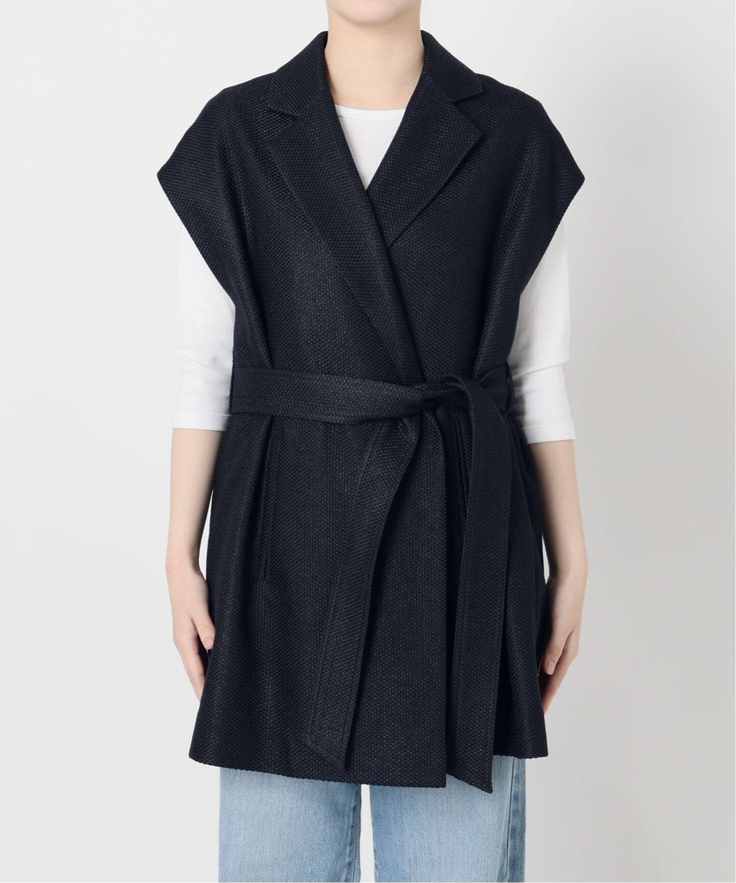 &NAVY ツイーディーサッシュジレ（ジレ）｜IENA（イエナ）の通販