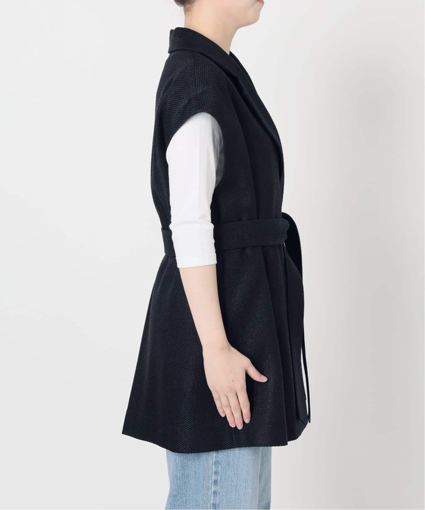 現行24SS　美品　IENA ＆NAVY ドビーツィードジレ IENA &NAVY ツイーディーサッシュジレ（ジレ）｜IENA（イエナ）の通販