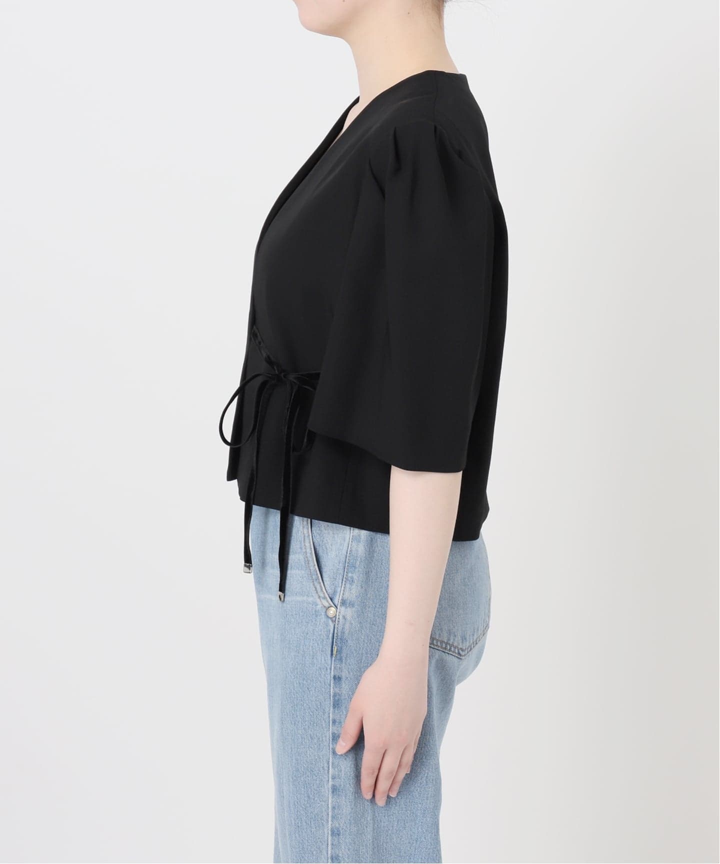 セットアップ対応/一部店舗限定》カルゼショート丈パフジャケット