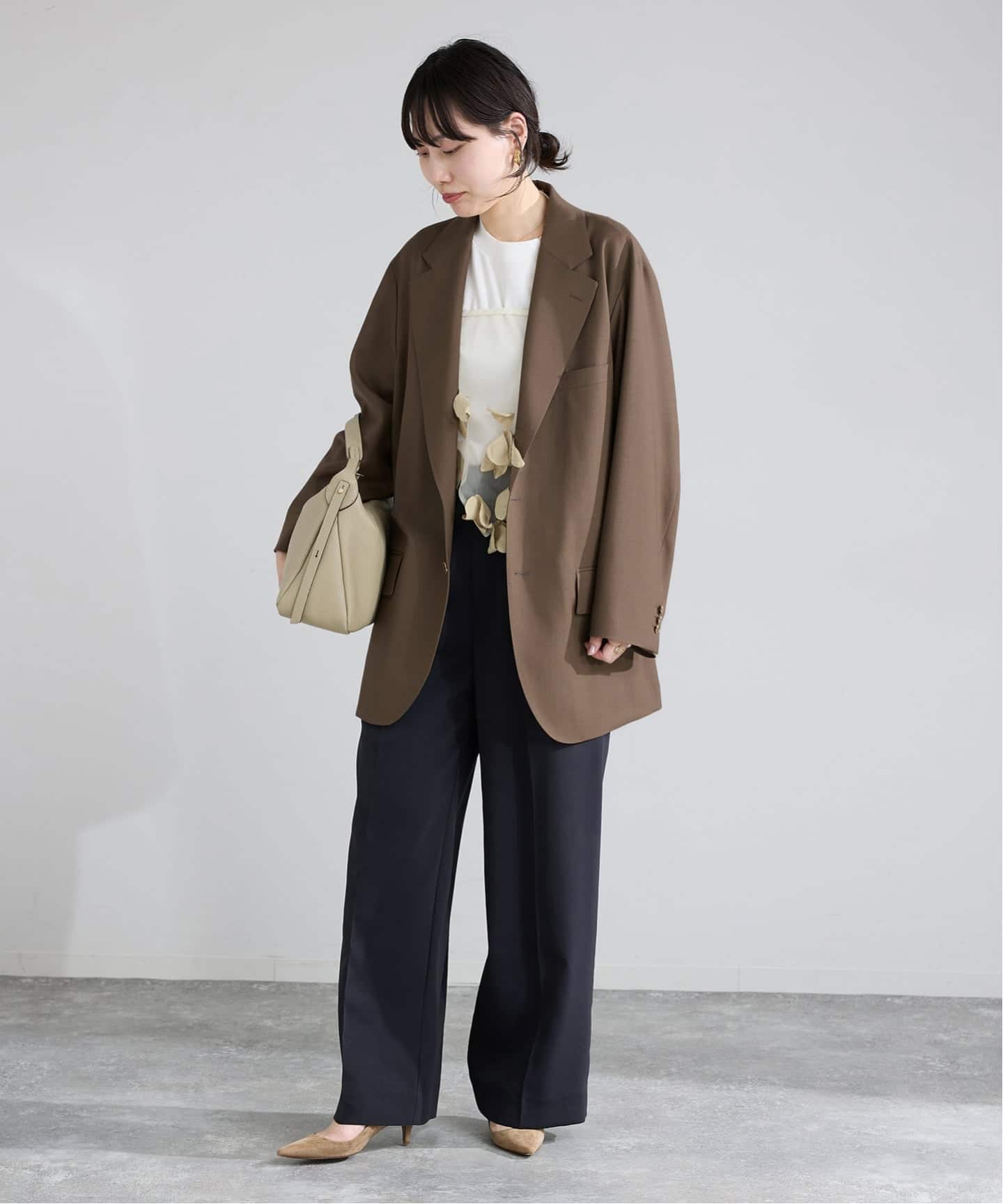 COUTURE D'ADAM/クチュールドアダム BIG JK Single Blazer Dese 26SS