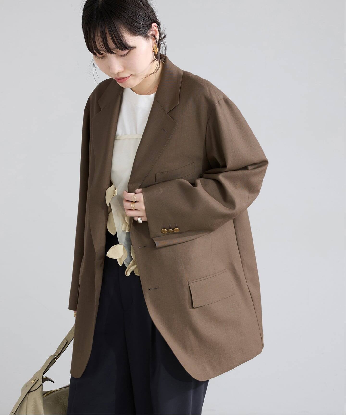 COUTURE D'ADAM/クチュールドアダム BIG JK Single Blazer Dese 26SS