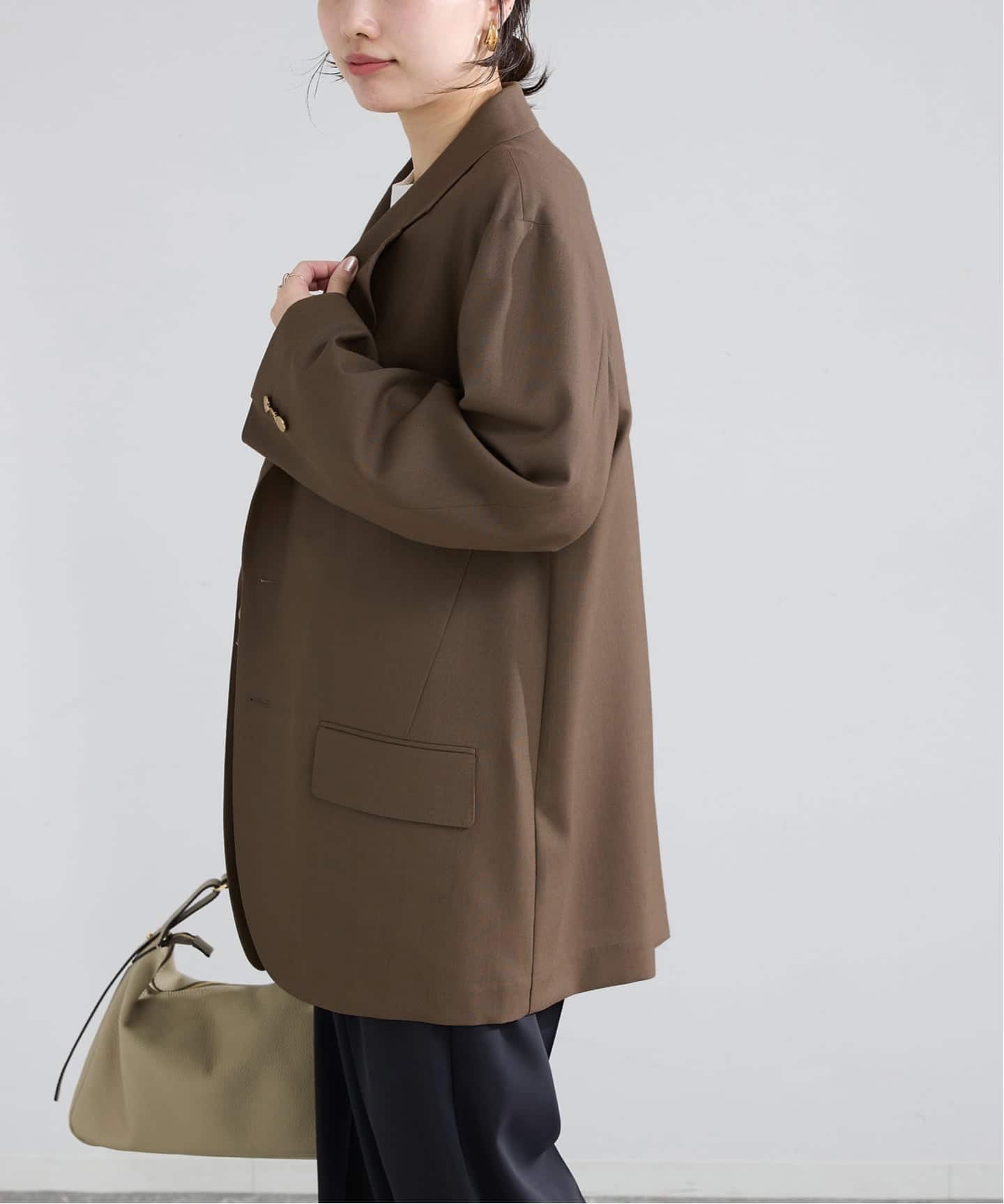 COUTURE D'ADAM/クチュールドアダム BIG JK Single Blazer Dese 26SS