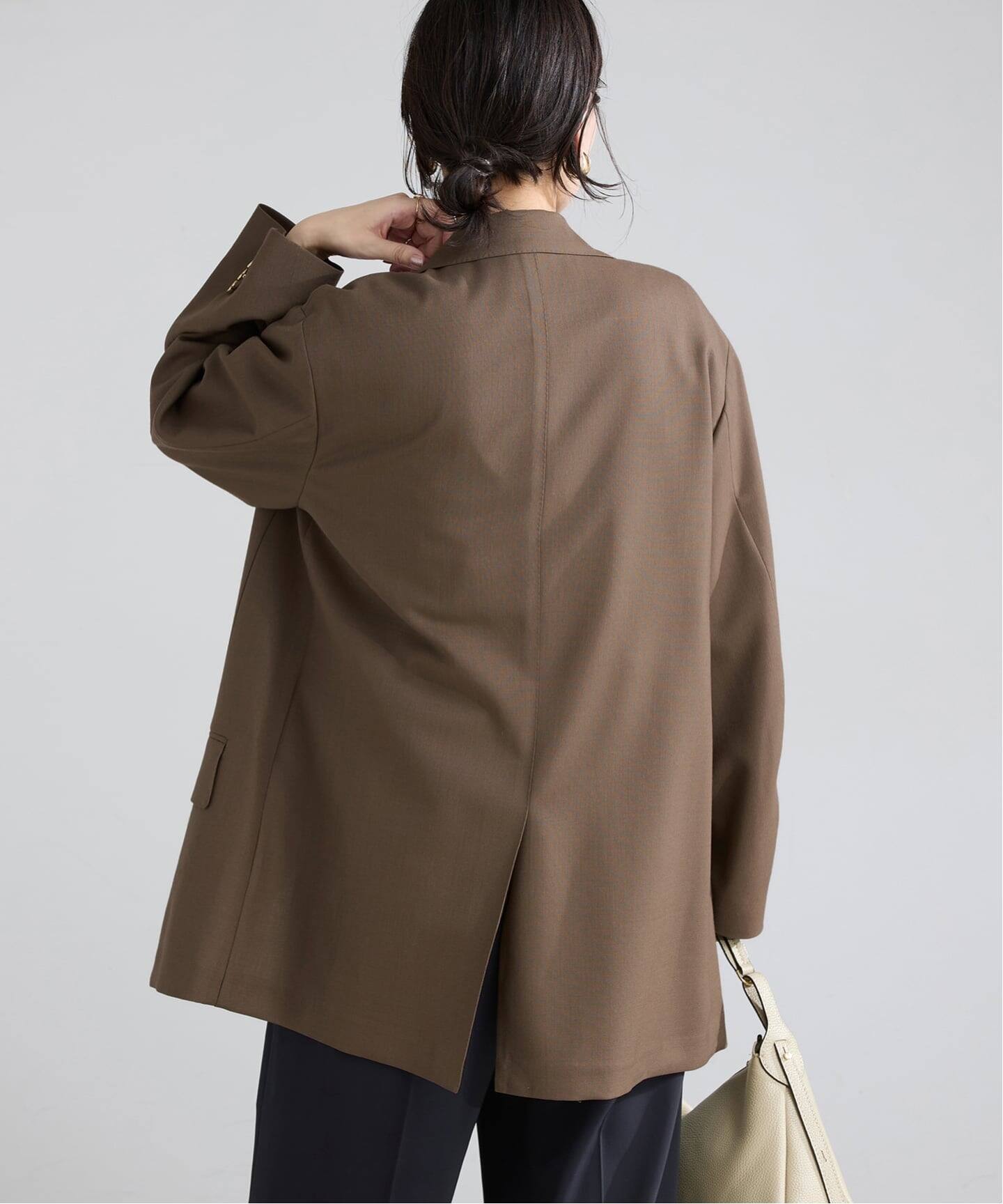【COUTURE D'ADAM】ブラウンサテンジャケット Couture d'adam（クチュールドアダム）の「【COUTURE D'ADAM