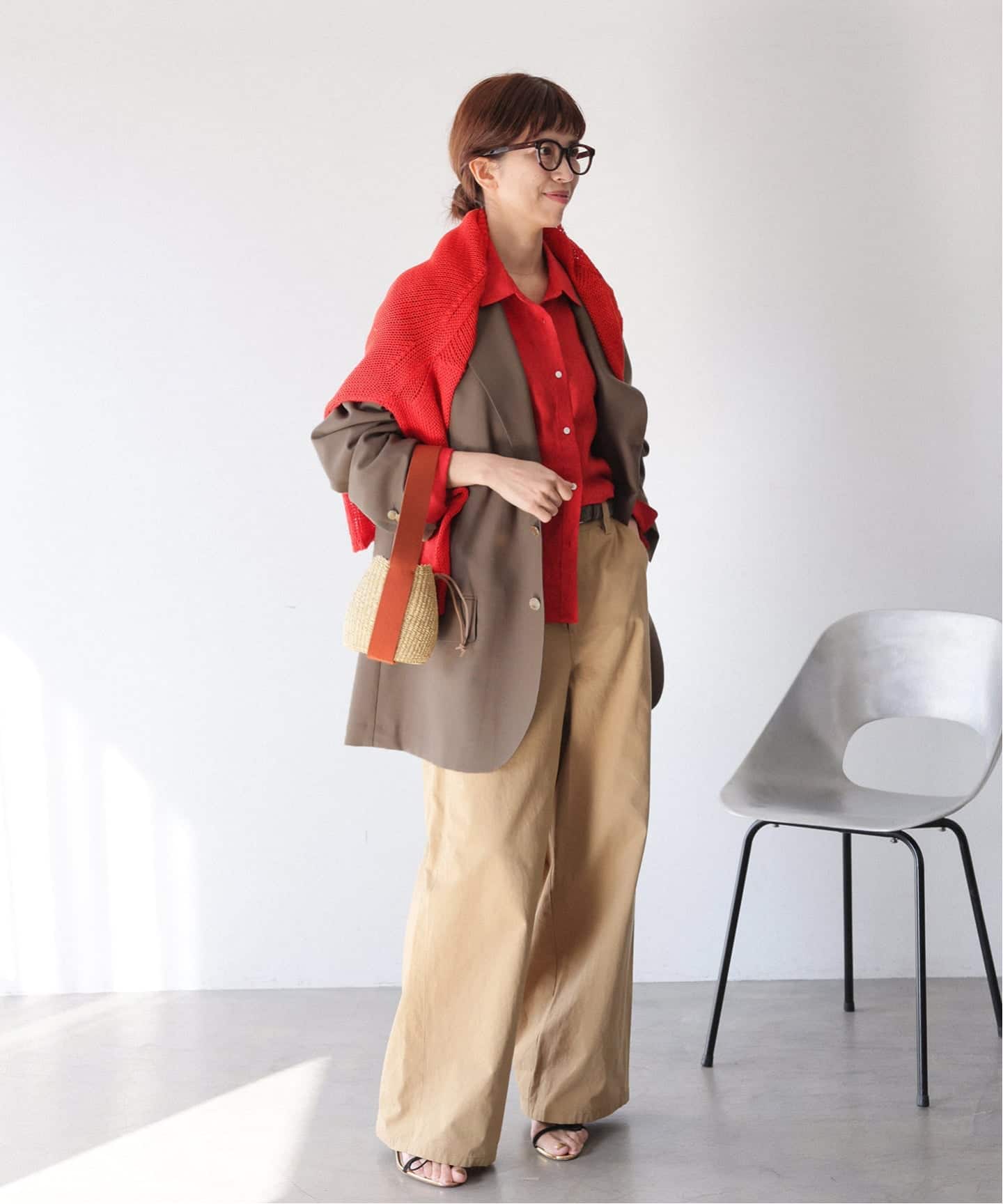 COUTURE D'ADAM/クチュールドアダム BIG JK Single Blazer Dese 26SS