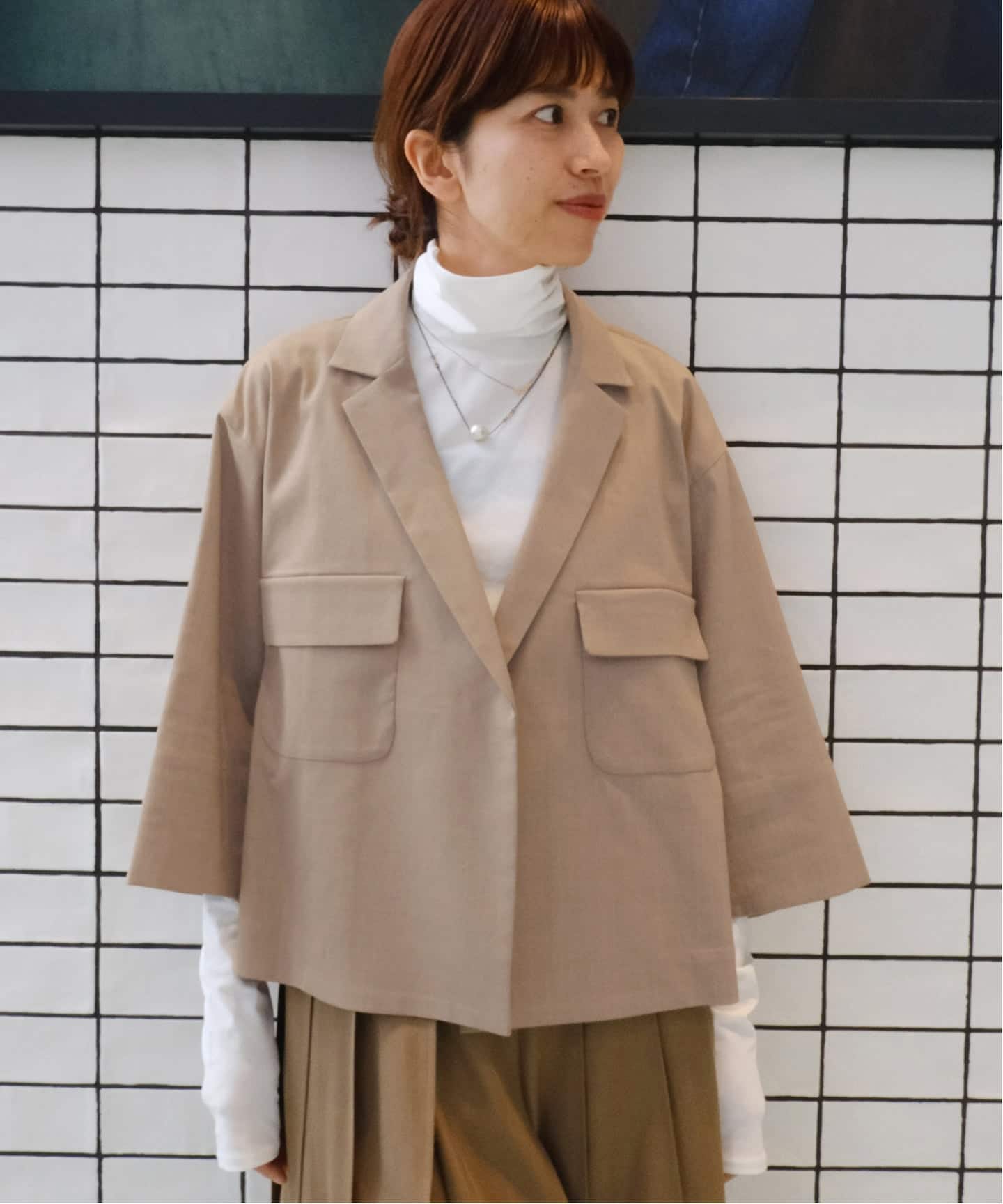IENAショートジャケット Maison IENA 別注 Nell/ネル ショートジャケット 261-50201（その他