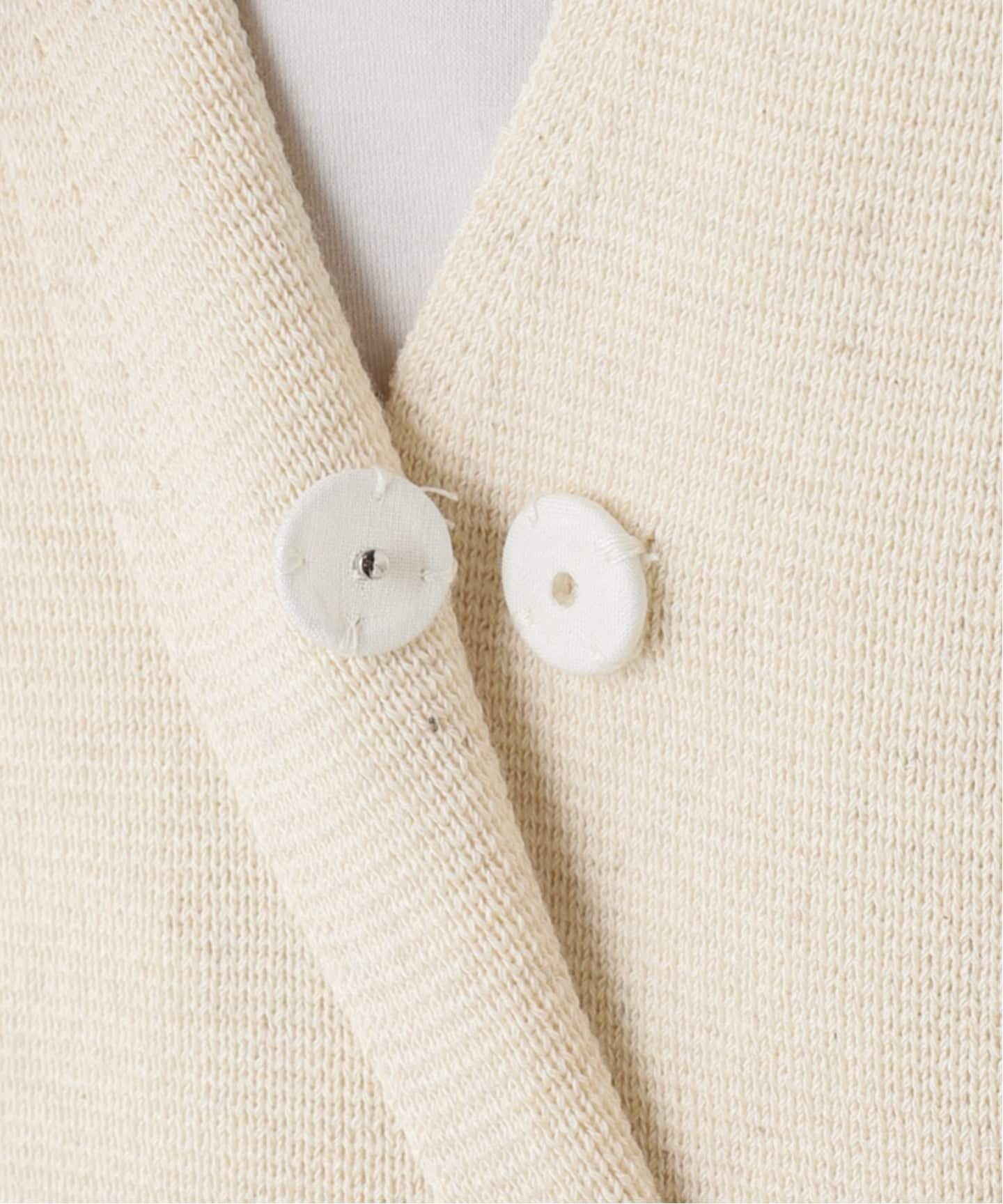 ミラノリブVネックニットジャケット（ノーカラージャケット）｜SLOBE