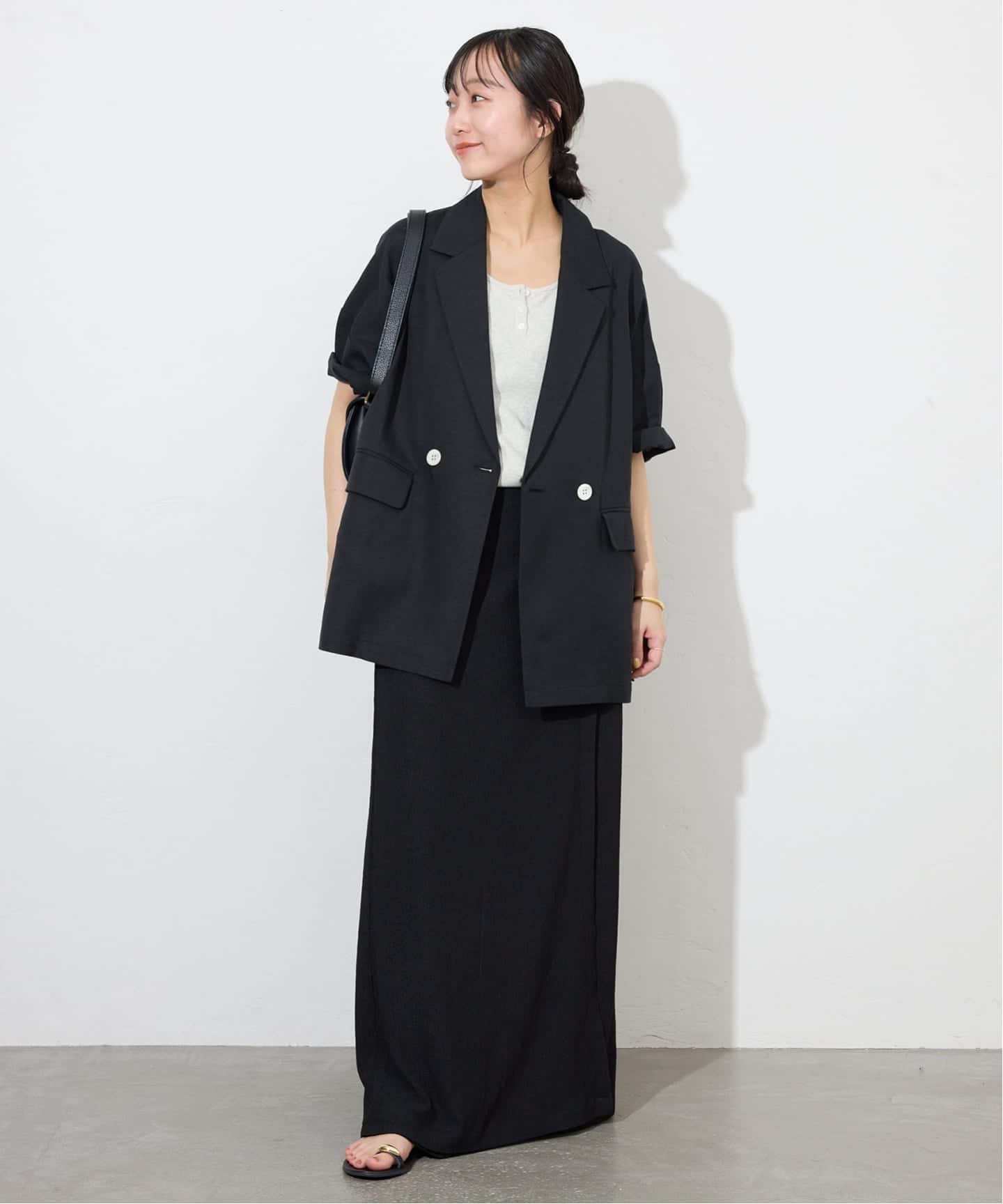 WEB限定/追加予約》リネンレーヨンハーフスリーブジャケット（その他