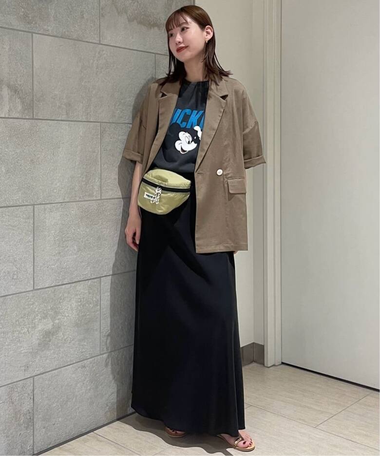 WEB限定/追加》リネンレーヨンハーフスリーブジャケット（その他 