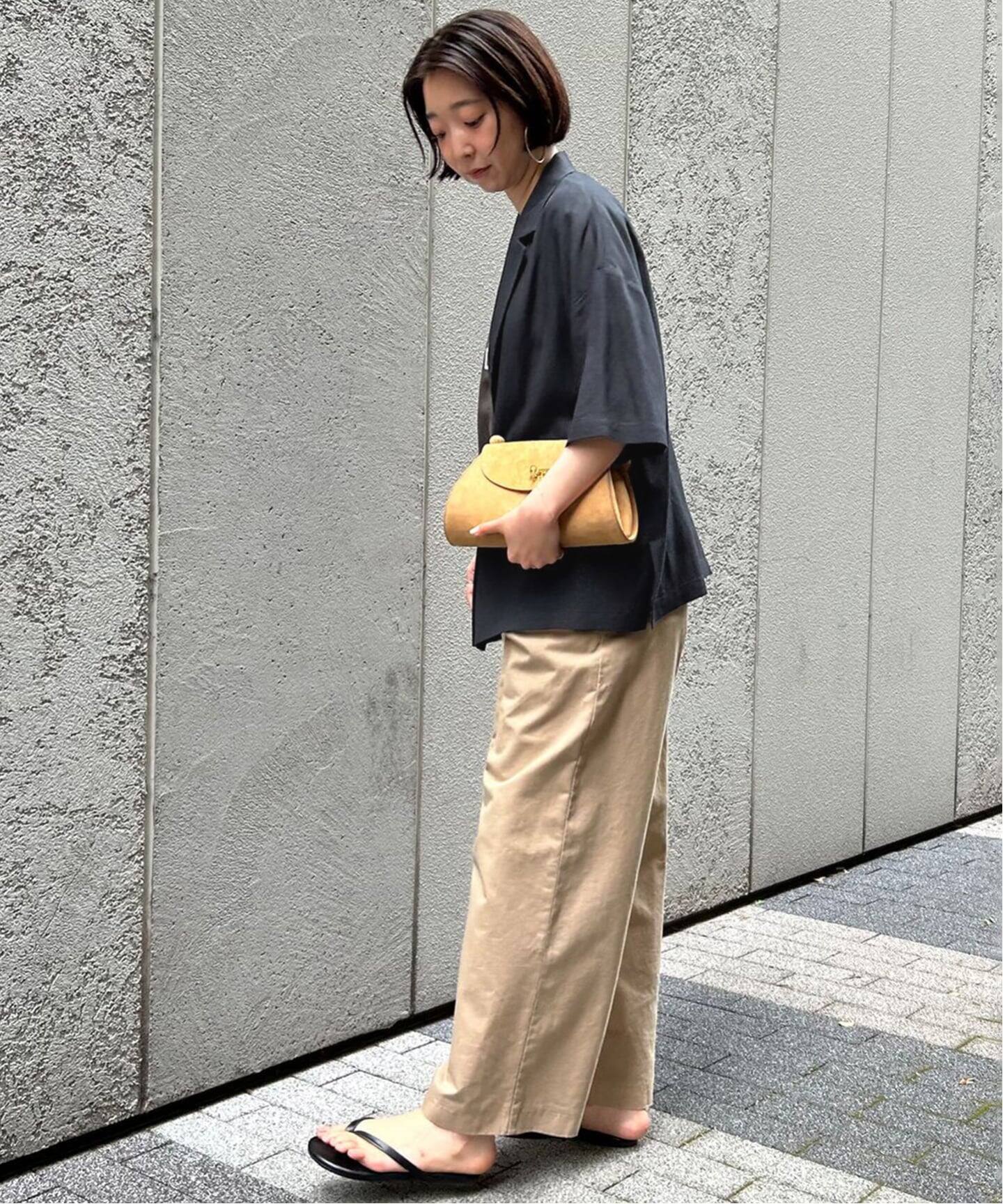 追加2》リネンレーヨンハーフスリーブジャケット（その他ジャケット