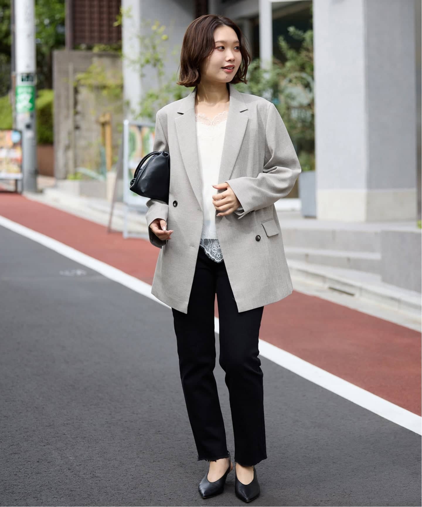 セットアップ対応可/追加2予約》ウォッシャブルツイルダブルジャケット