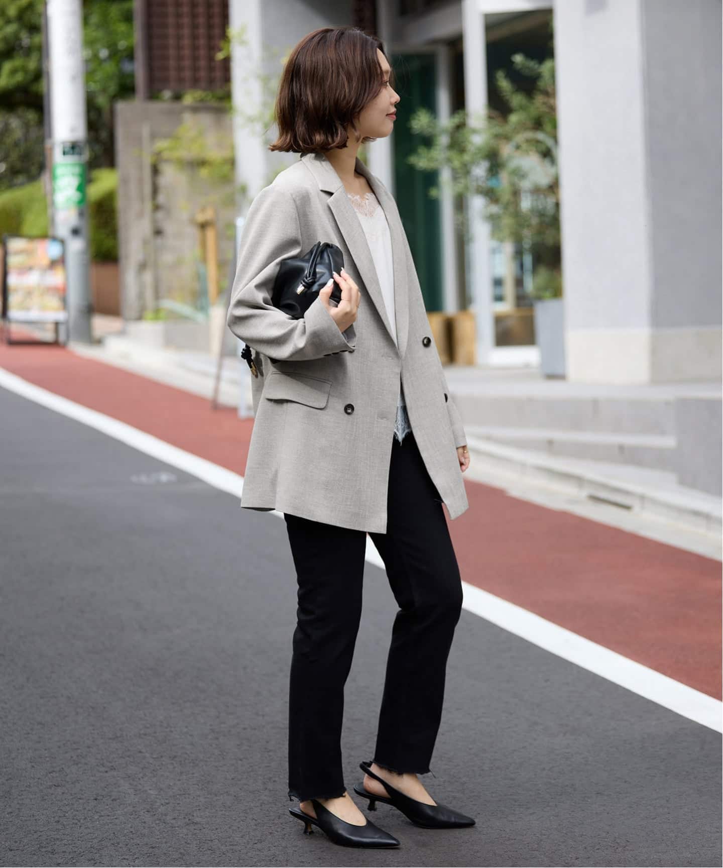 セットアップ対応可/追加2予約》ウォッシャブルツイルダブルジャケット