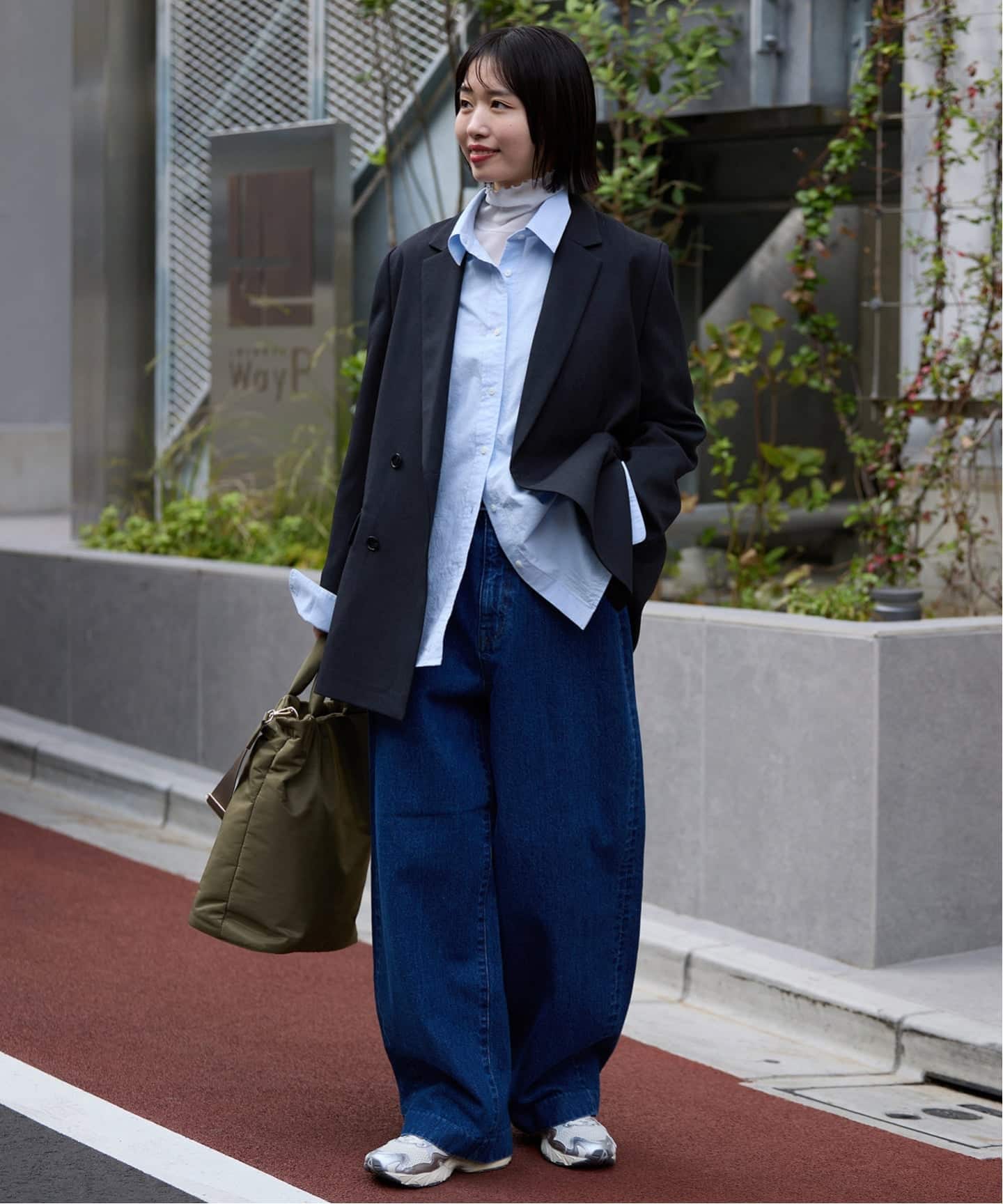 セットアップ対応可/追加2予約》ウォッシャブルツイルダブルジャケット