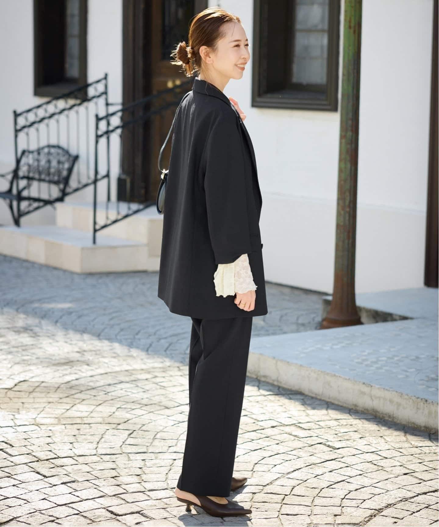 セットアップ対応可/追加2》ウォッシャブルツイルダブルジャケット