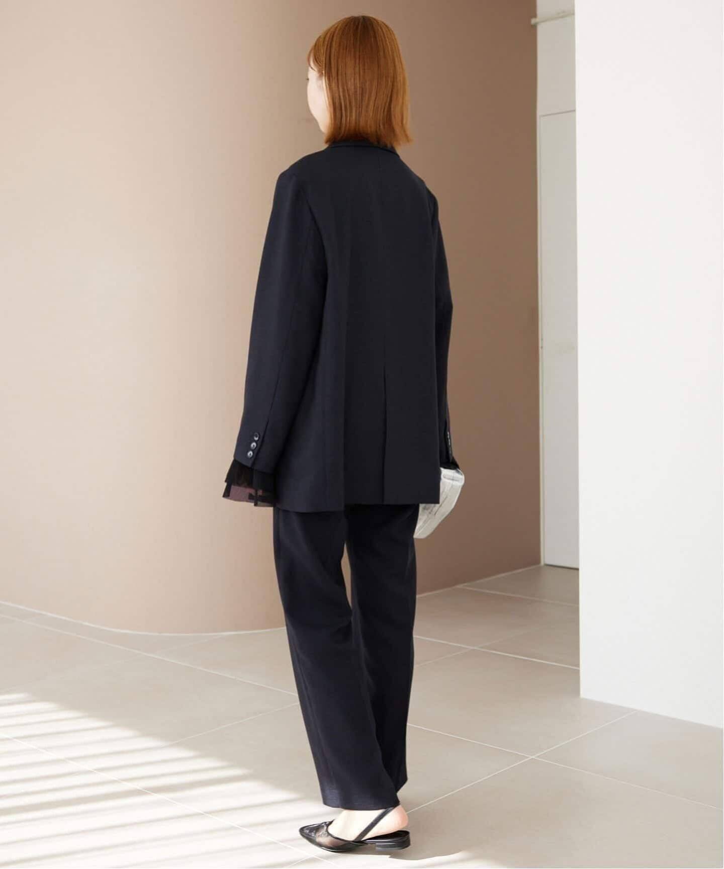 セットアップ対応可/追加2予約》ウォッシャブルツイルダブルジャケット