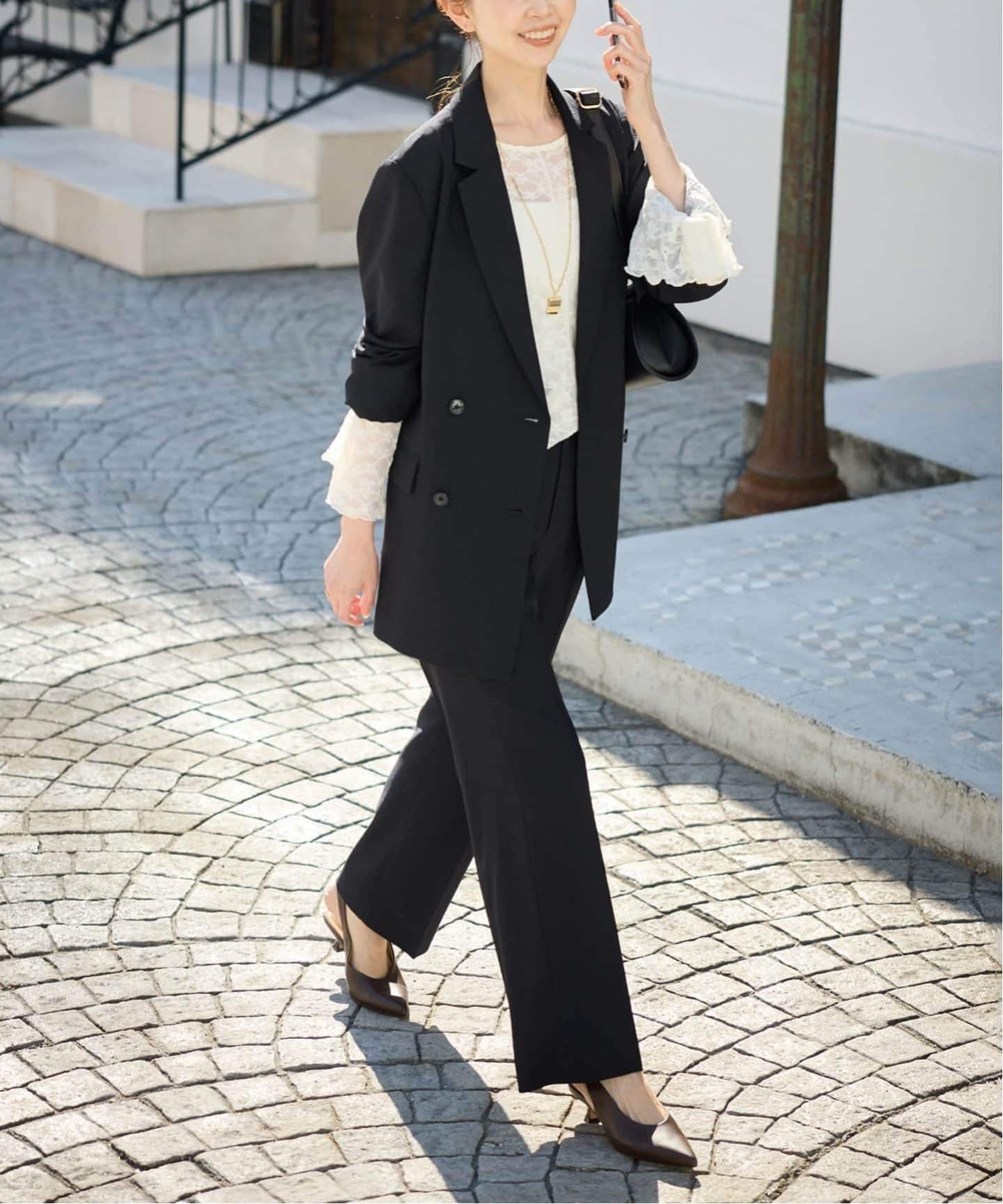 セットアップ対応可/追加2》ウォッシャブルツイルダブルジャケット