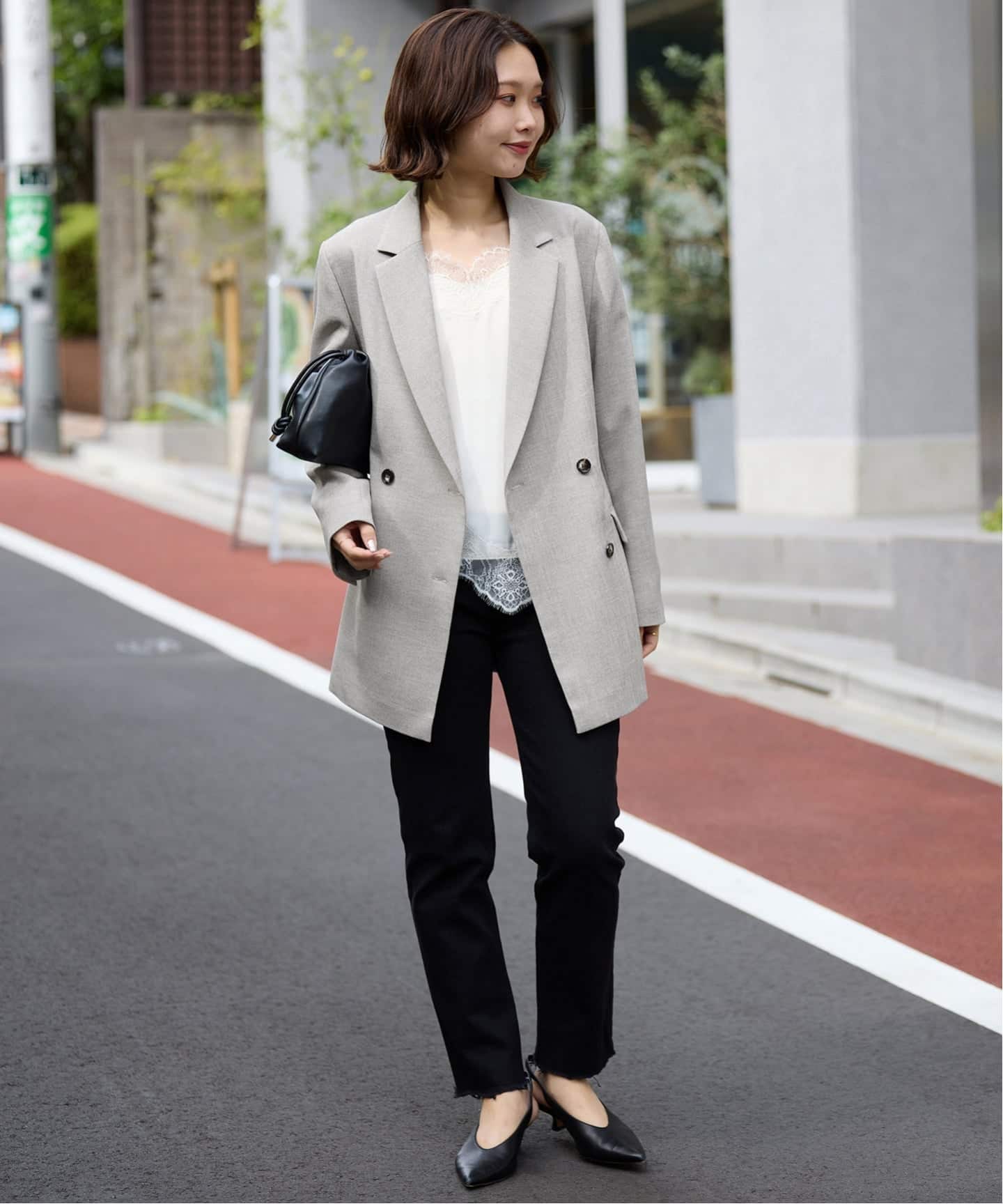 SLOBE IENA ウォッシャブルツイルダブルジャケット WEB限定/セットアップ対応可/追加3》ウォッシャブルツイルダブル