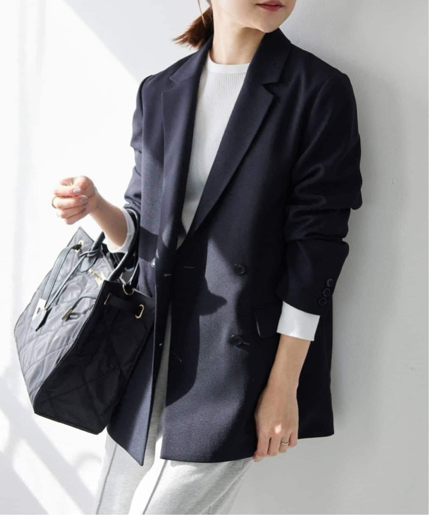 SLOBEIENA　ウォッシャブルツイルダブルジャケット SLOBE IENA｜《WEB限定/セットアップ対応可/追加3》ウォッシャブル