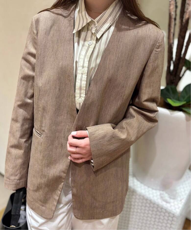 イエナIENAヘリンボーングランパジャケット38 今が買い時。春まで着 