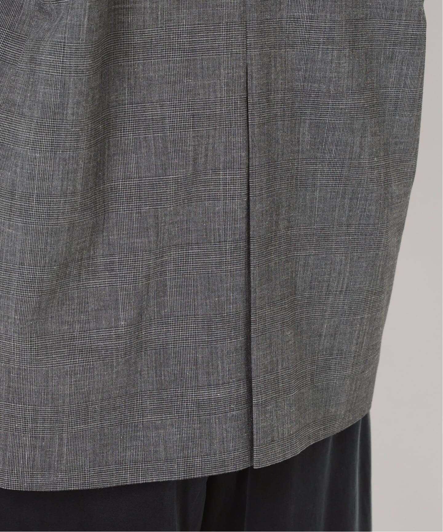 IENA LA BOUCLE グレンチェックダブルブレストジャケット（テーラード