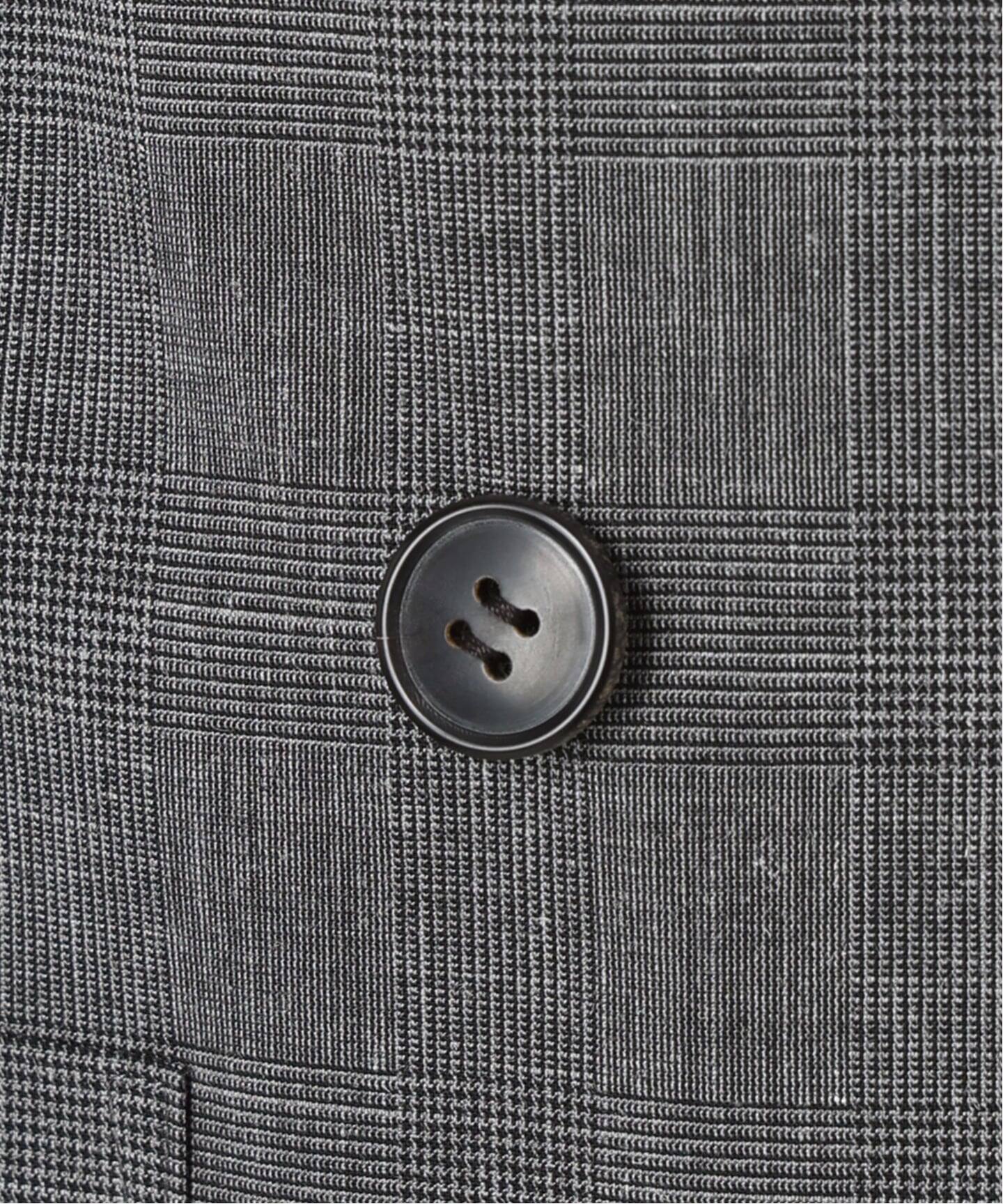 IENA LA BOUCLE グレンチェックダブルブレストジャケット（テーラード 