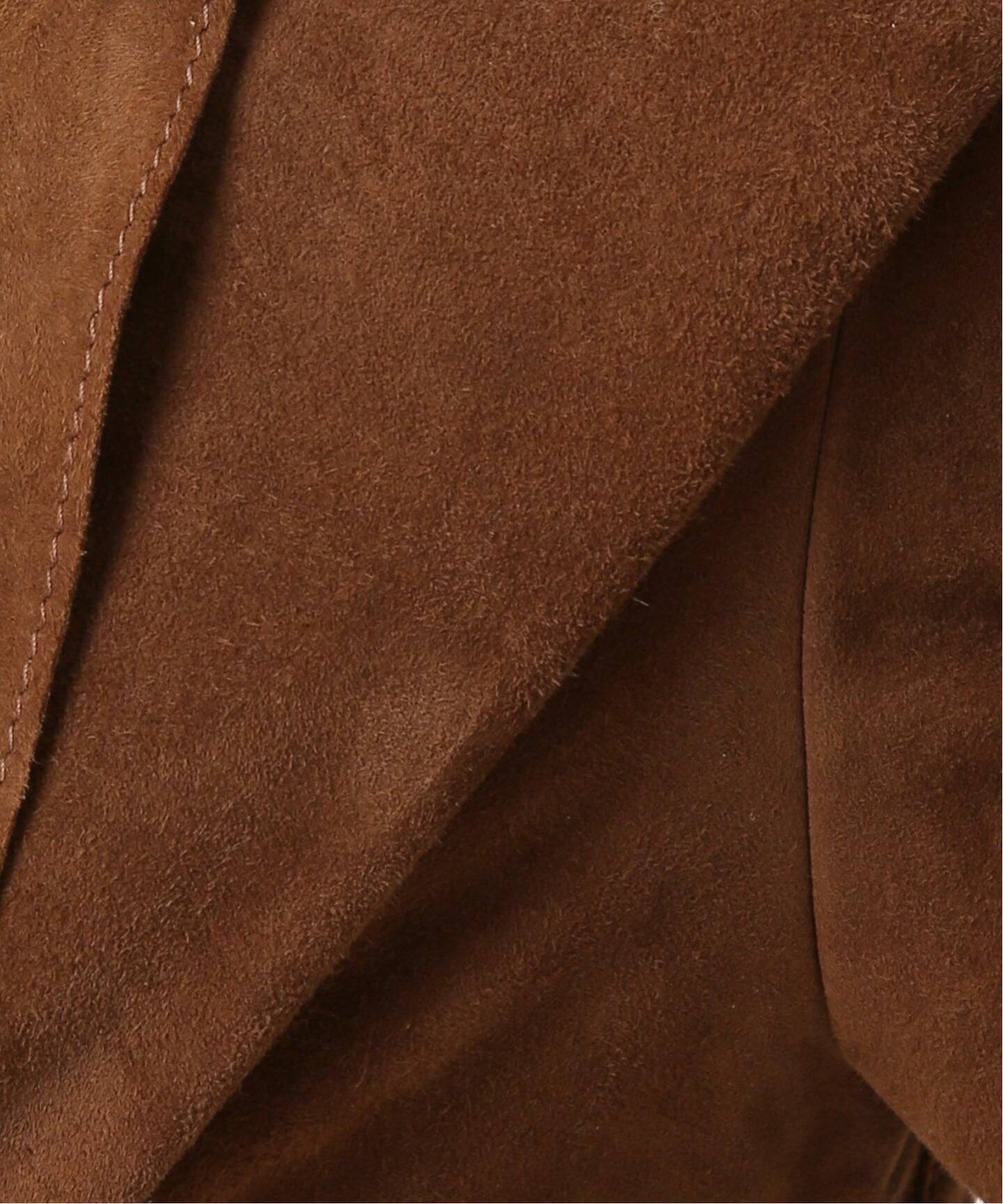 IENA LA BOUCLE GOAT SUEDE ジャケット（ノーカラージャケット）｜IENA