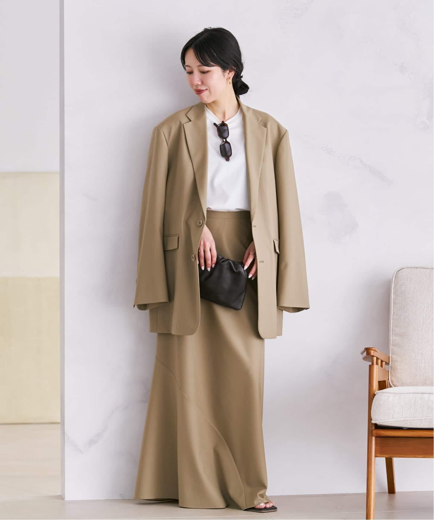 予約》Masculine Oversized ジャケット（テーラードジャケット